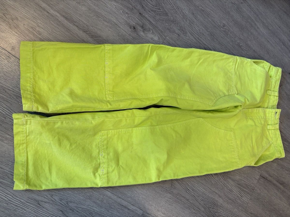 Stussy Stussy Dyed Canvas Work Pant 'Neon' Size US 28 / EU 44 - 1 Thumbnail