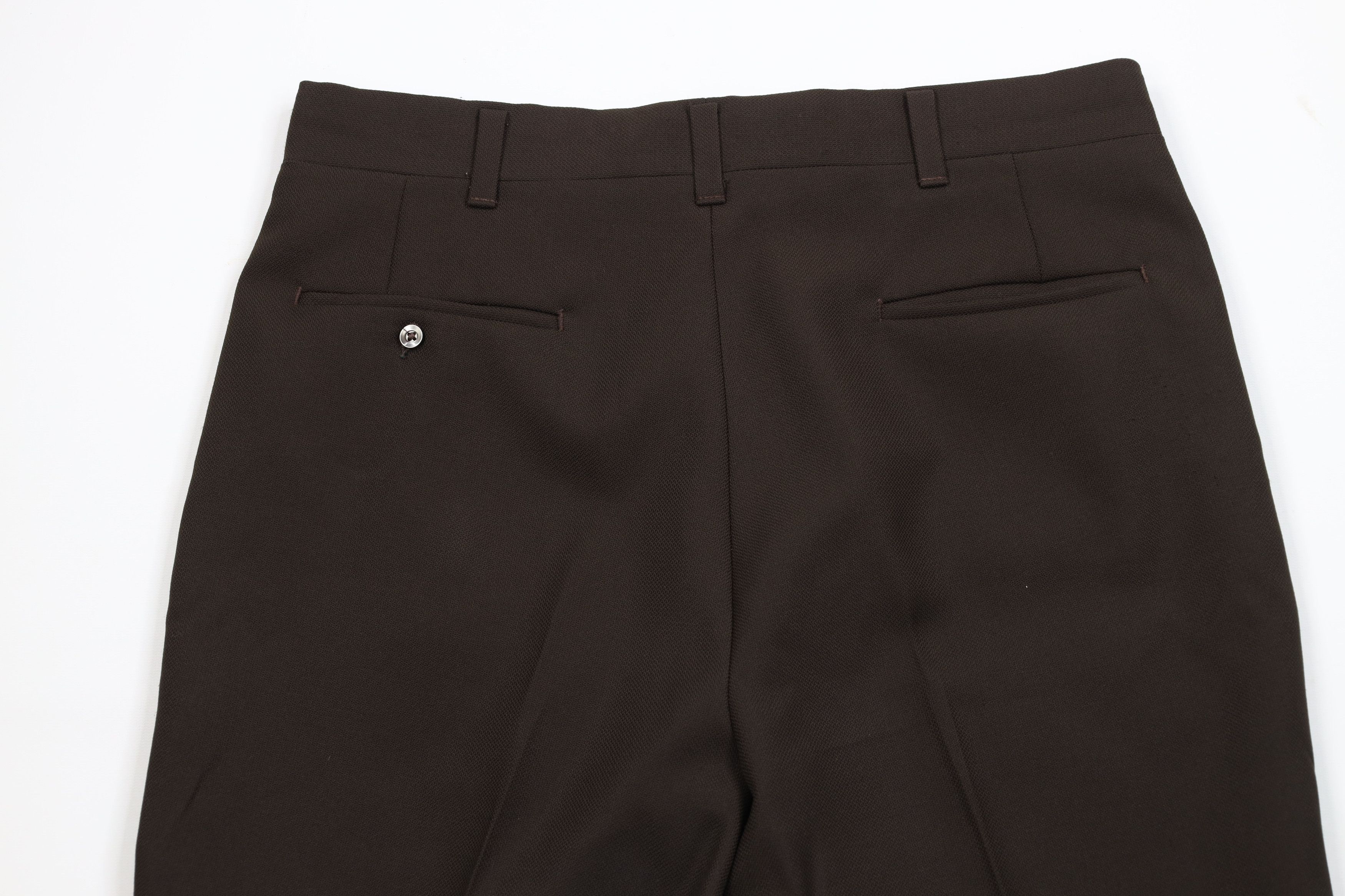 Vintage Vintage 70s Streetwear Flared Wide Leg Chino Pants Brown USA Size US 34 / EU 50 - 8 Thumbnail