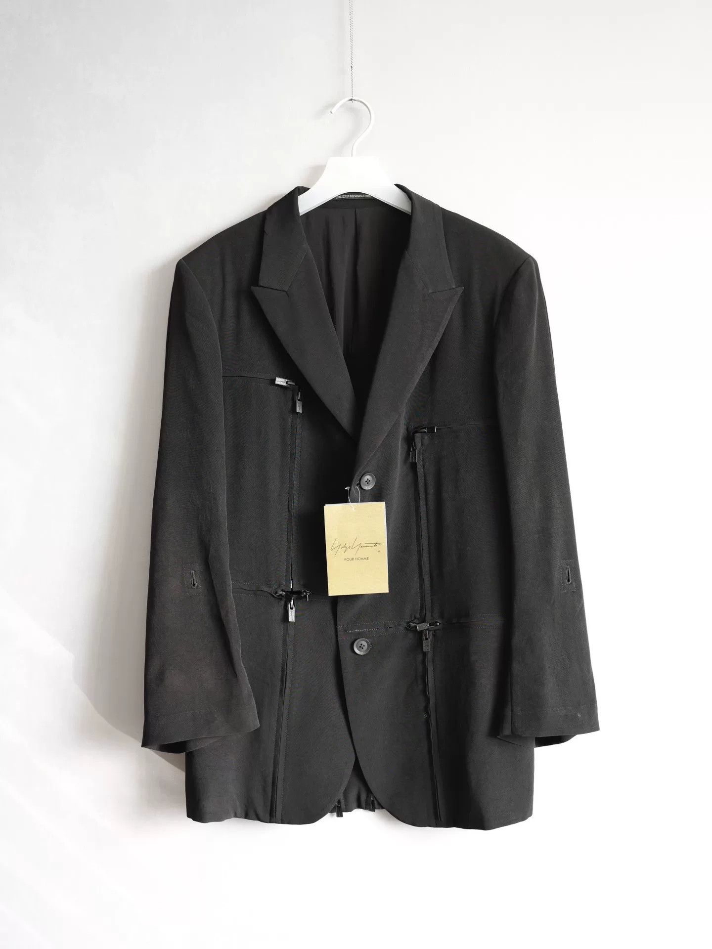 Yohji Yamamoto Yohji Yamamoto Zipper Deconstructed Jacket Size US M / EU 48-50 / 2 - 1 Thumbnail