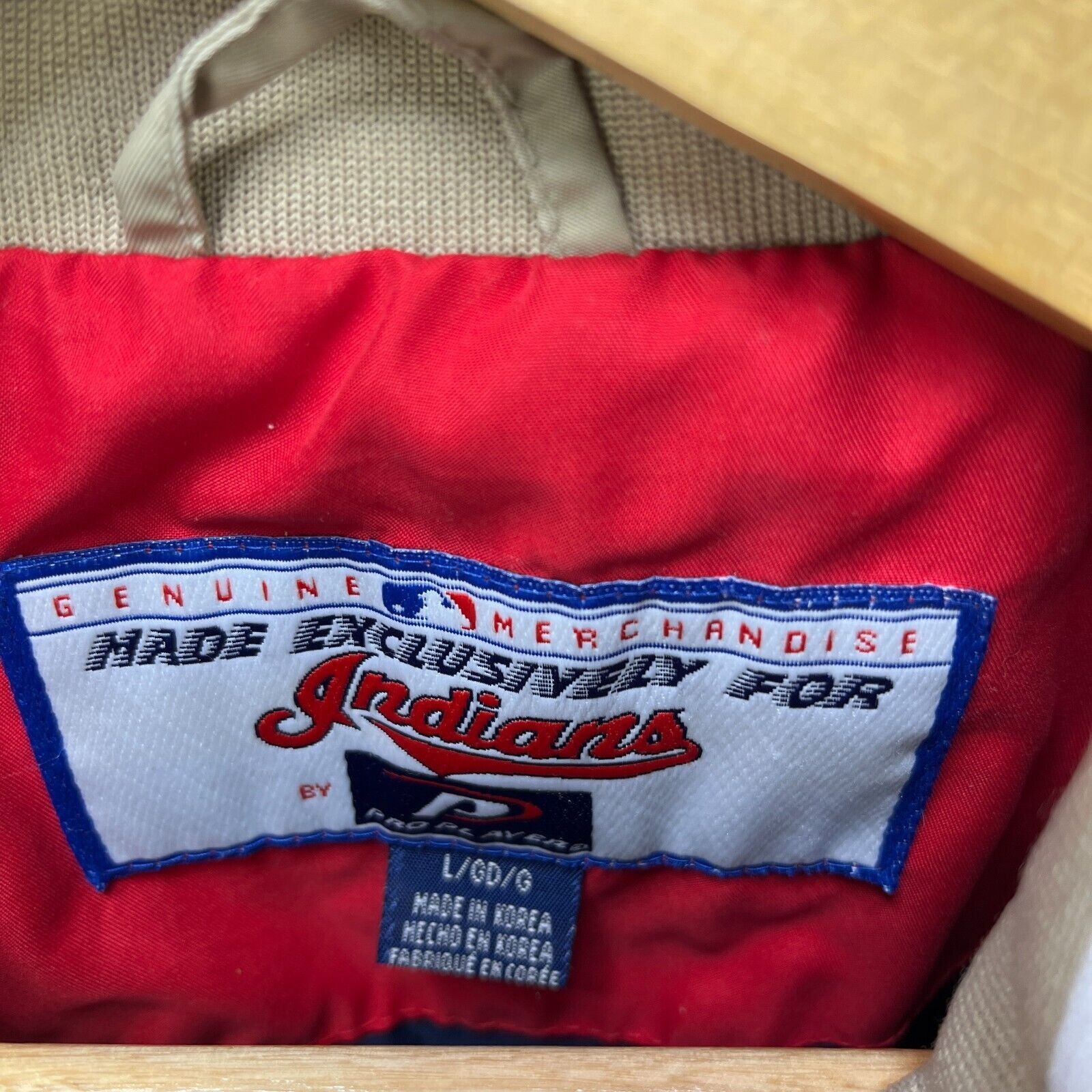 MLB × Vintage Vintage 90s Cleveland Indians Windbreaker Pullover Large Size US L / EU 52-54 / 3 - 5 Thumbnail