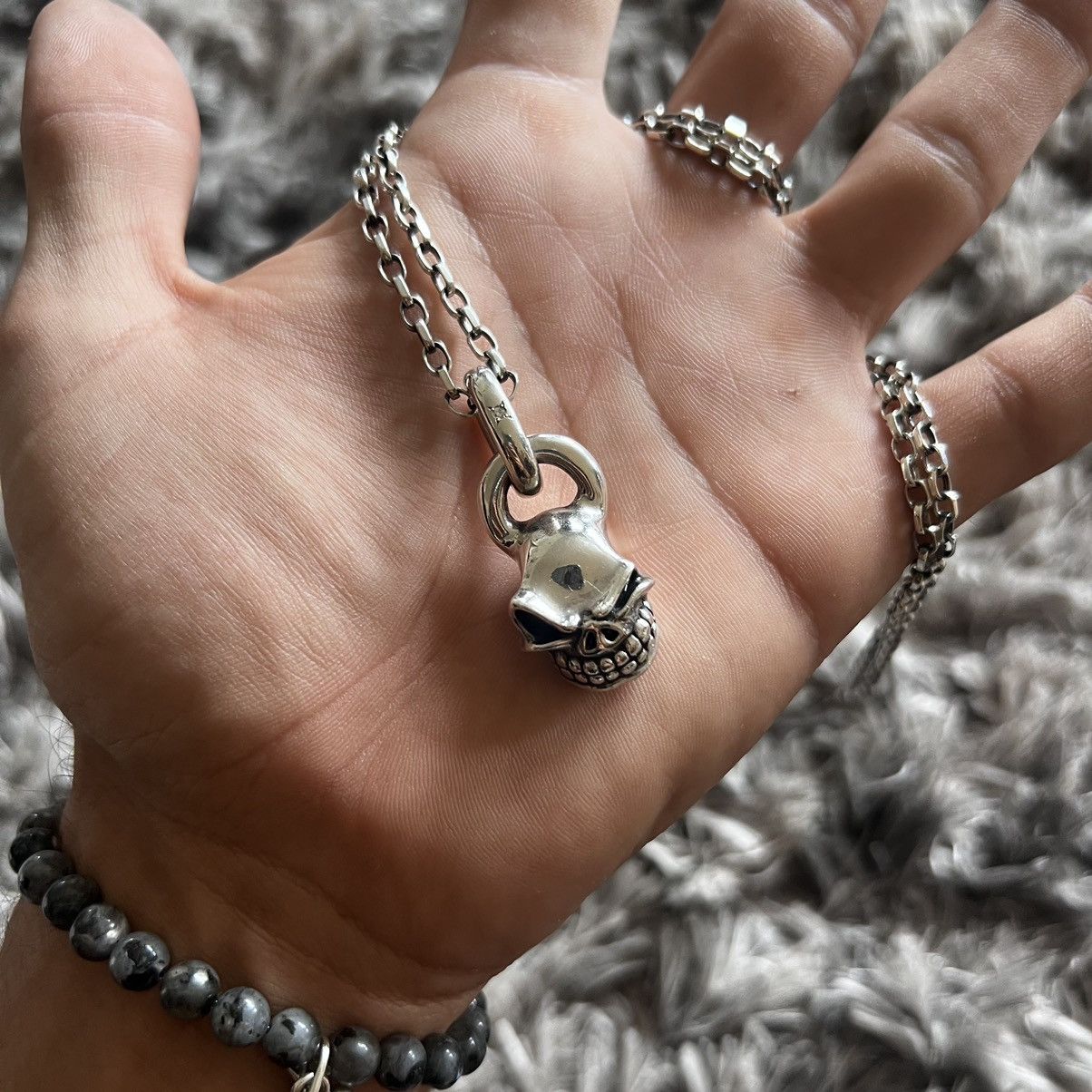 本日限定STARLINGEAR skull mable Pendant 本日限定STARLINGEAR skull mable Pendant メンズ