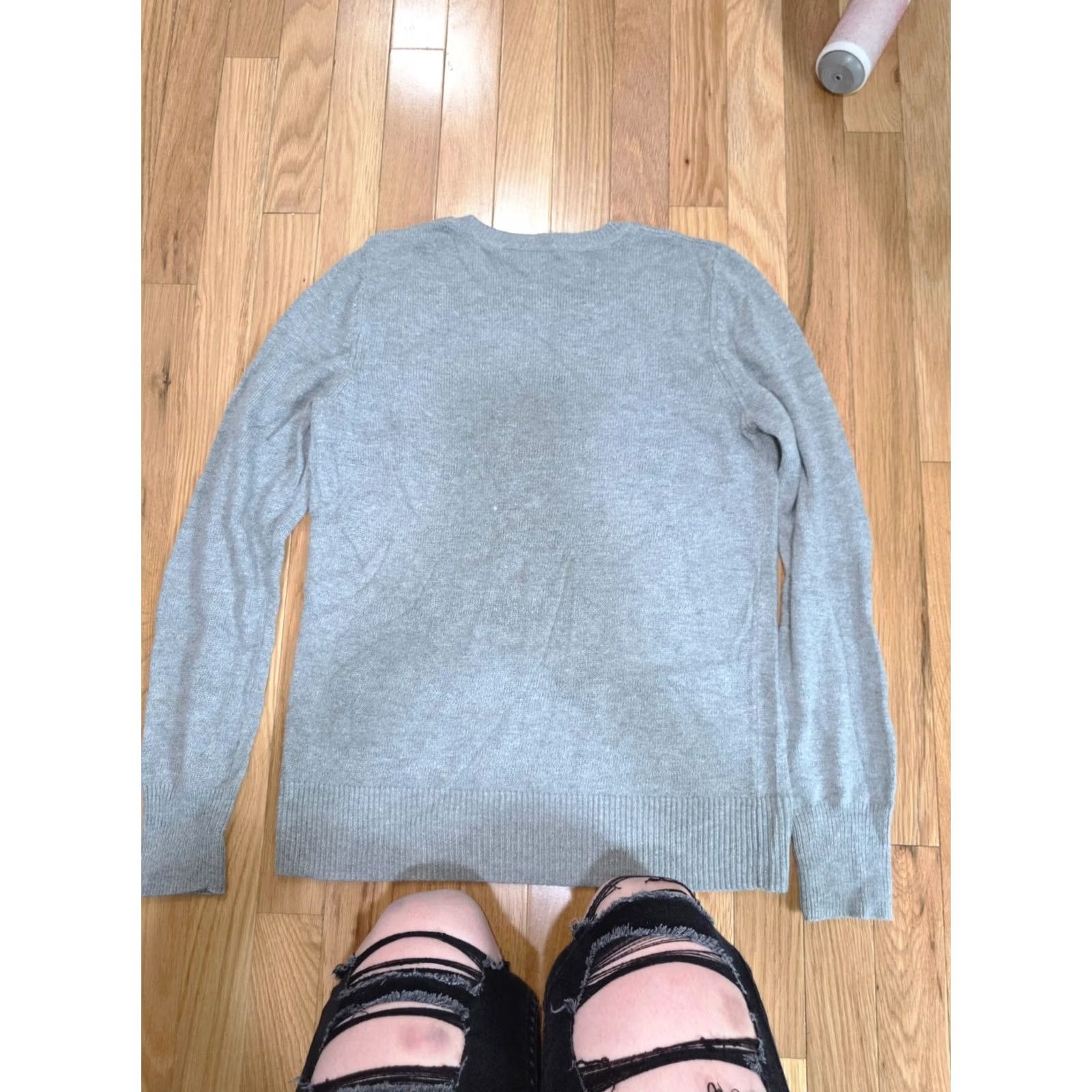 Gap Gap Luxe Pullover Sweater Women's M Gray Crew Neck Long Sleeve Knit Acrylic Size M / US 6-8 / IT 42-44 - 8 Thumbnail