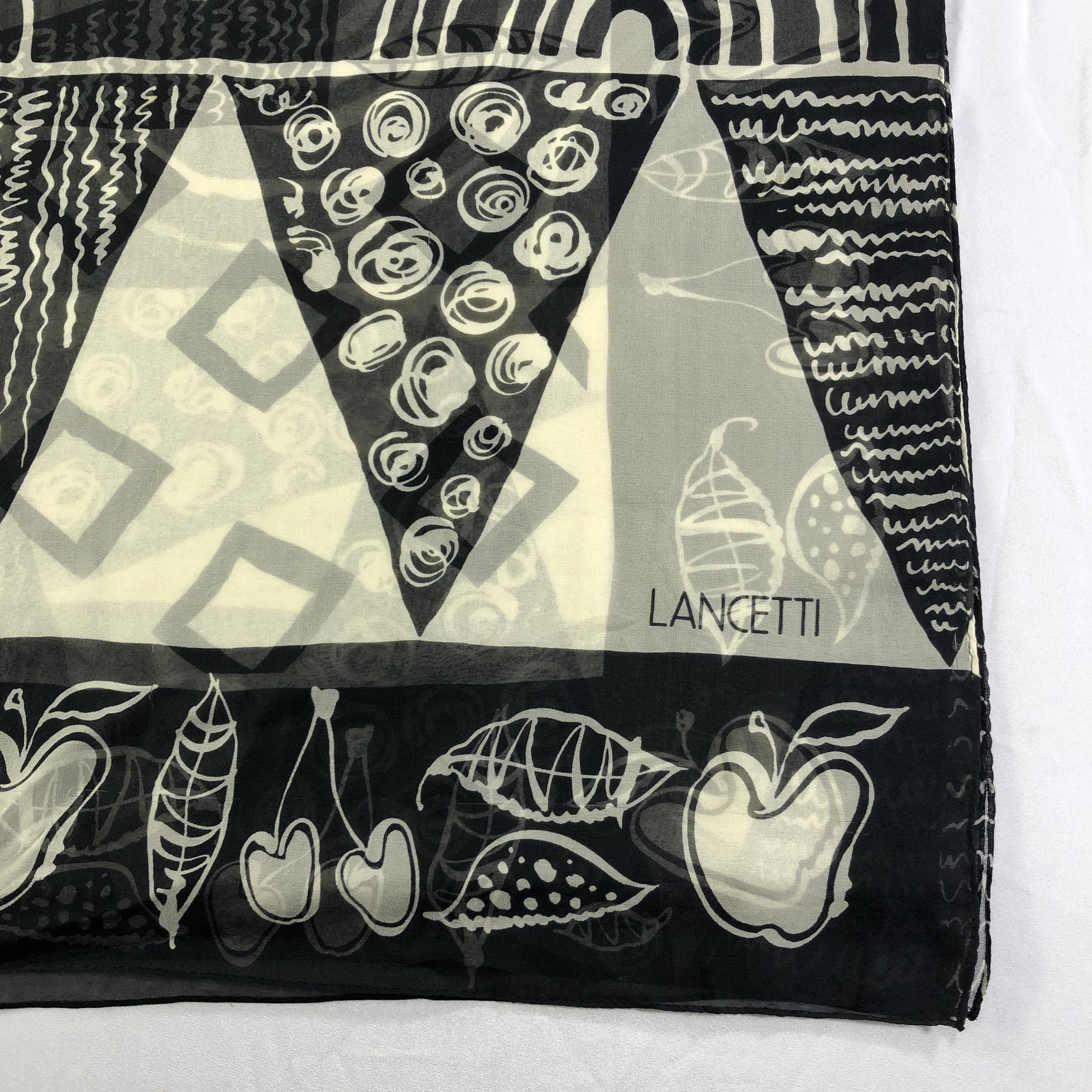 Lui di Lancetti × Vintage Lancetti Silk Scarf Size ONE SIZE - 3 Thumbnail