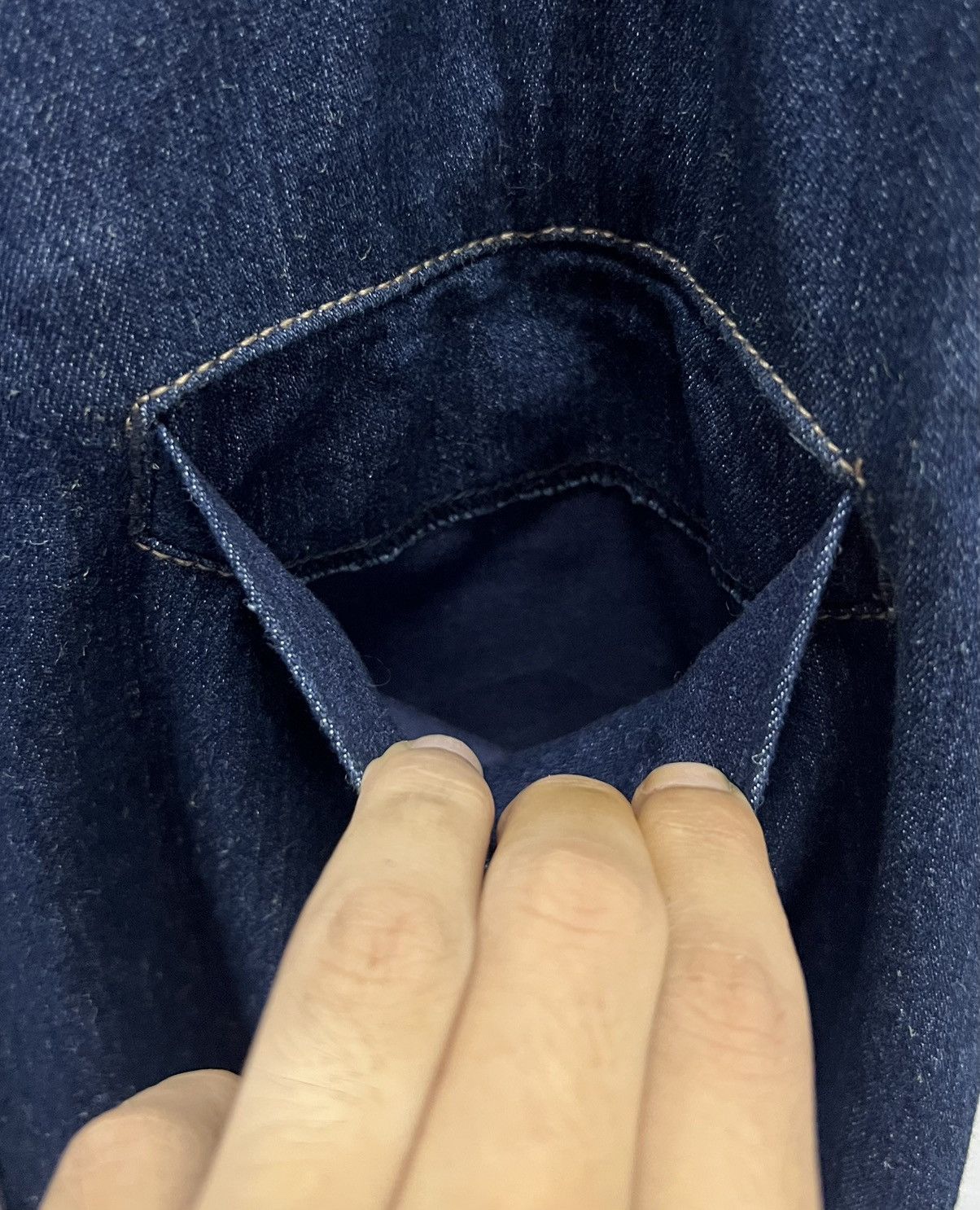 Japanese Brand × Vintage Snidel Dark Wash Wide-Leg Denim Overalls - Size 1 Size US 32 / EU 48 - 11 Thumbnail