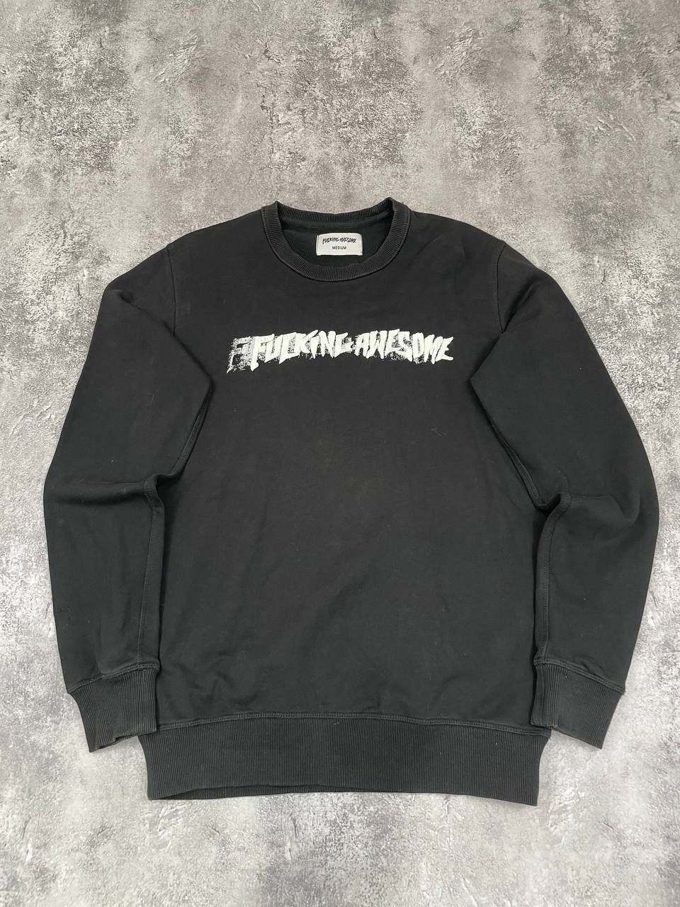 Fucking Awesome Fucking Awesome Men Cotton Sweatshirt Crewneck Black Size M Size US M / EU 48-50 / 2 - 1 Thumbnail