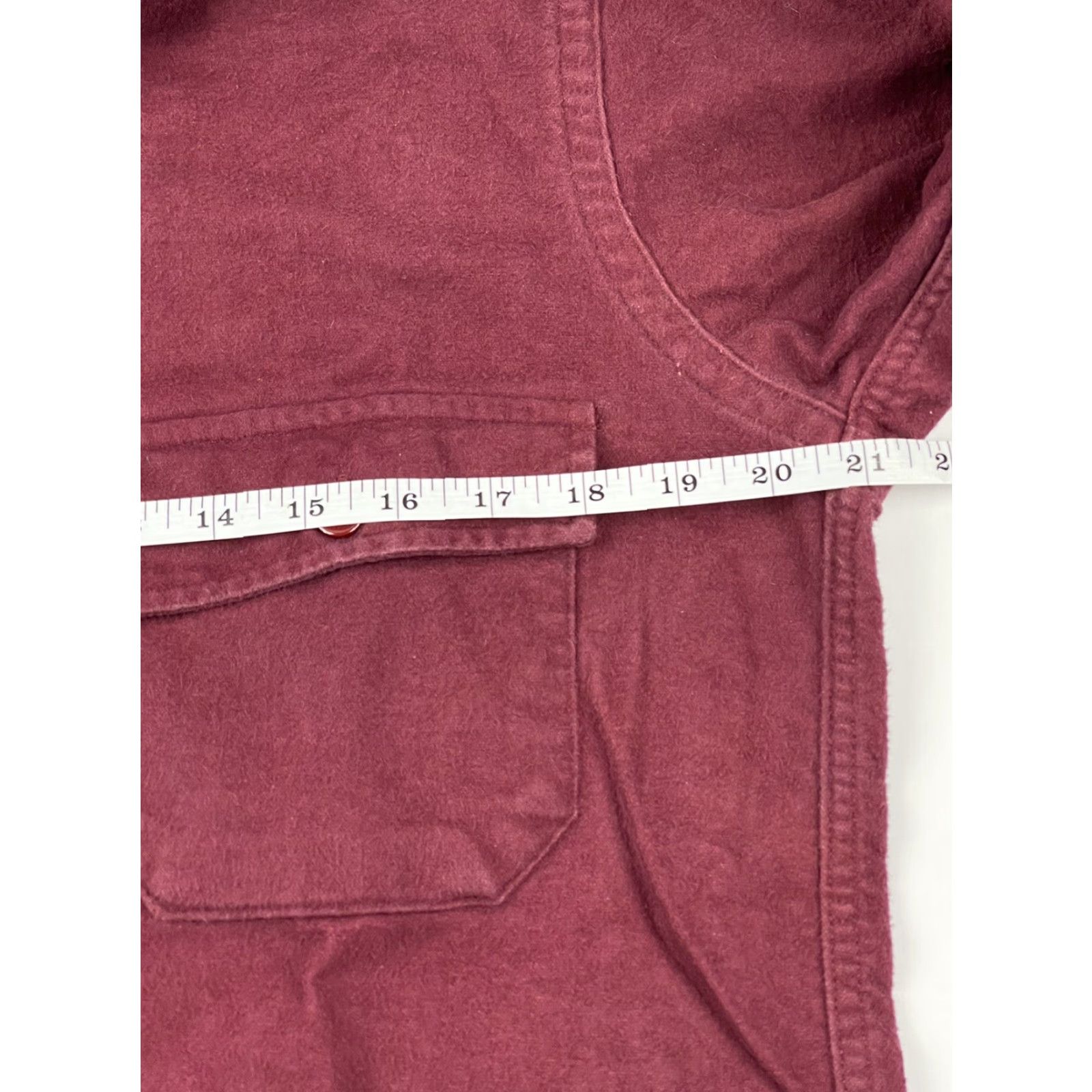 Vintage VINTAGE L.L. Bean Shirt Chamois Flannel 90s USA Red Blue Button-Up Collared Long Sleeve M Regular Adults Unisex Mens Womens Size US M / EU 48-50 / 2 - 5 Thumbnail