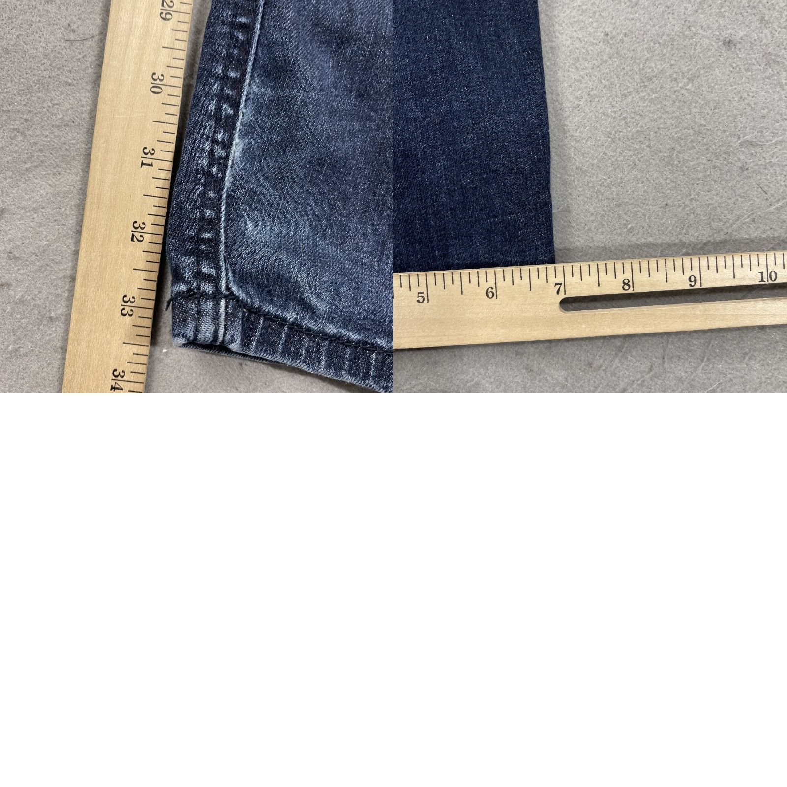 Vintage Barbell Apparel Jeans Mens 34x33 Blue Straight Denim Cotton Blend Casual Modern Size US 34 / EU 50 - 8 Thumbnail
