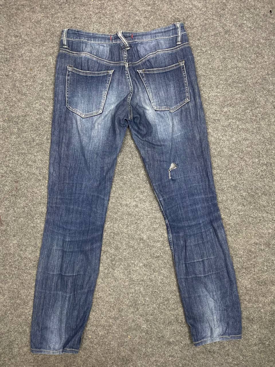 Japanese Brand cepo &denim union made soft distressed denim Size 31" - 1 Thumbnail