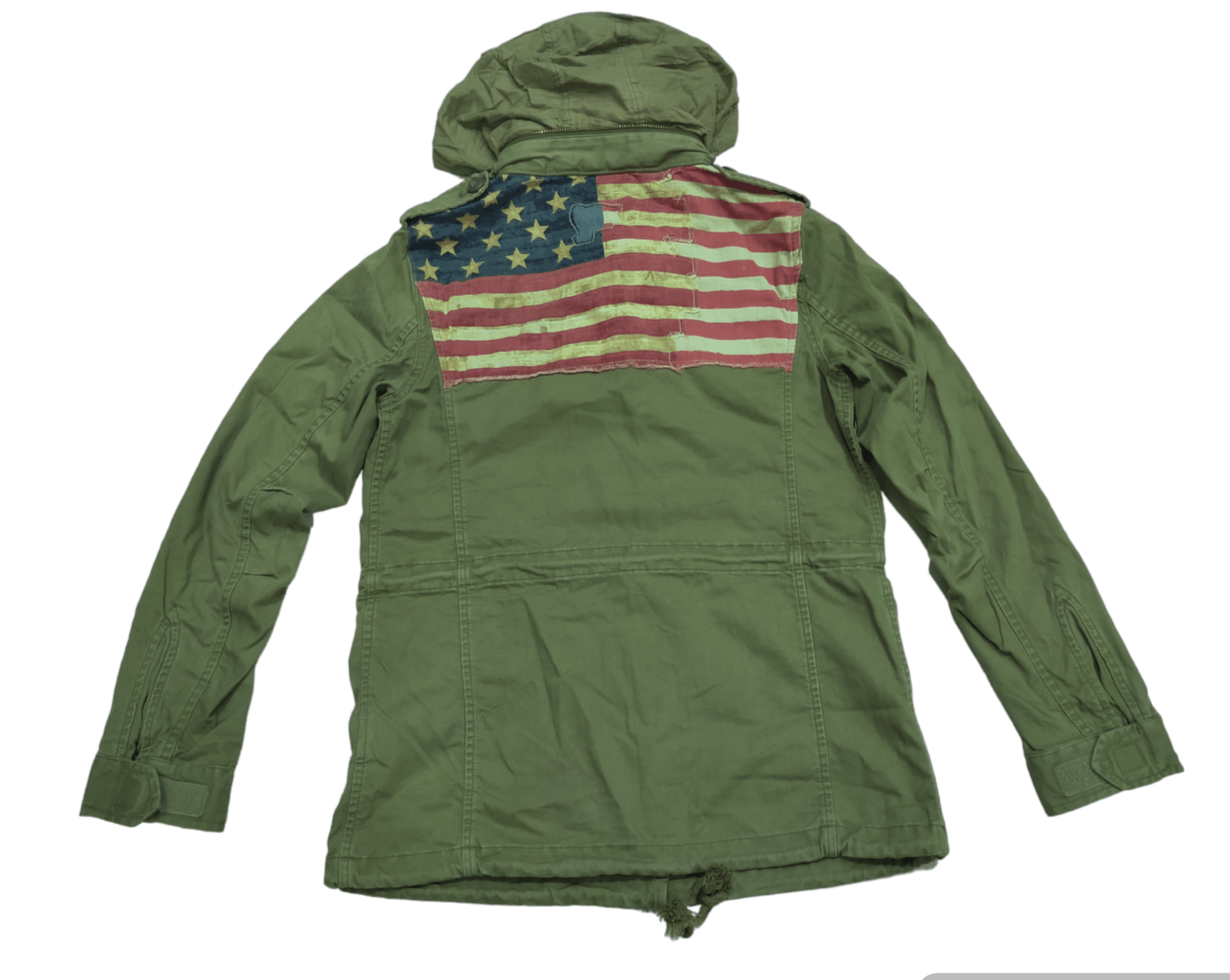 Denim & Supply Ralph Lauren 🔥VINTAGE DENIM SUPPLY MILITARY ARMY AMERICA FLAG Size US M / EU 48-50 / 2 - 1 Thumbnail