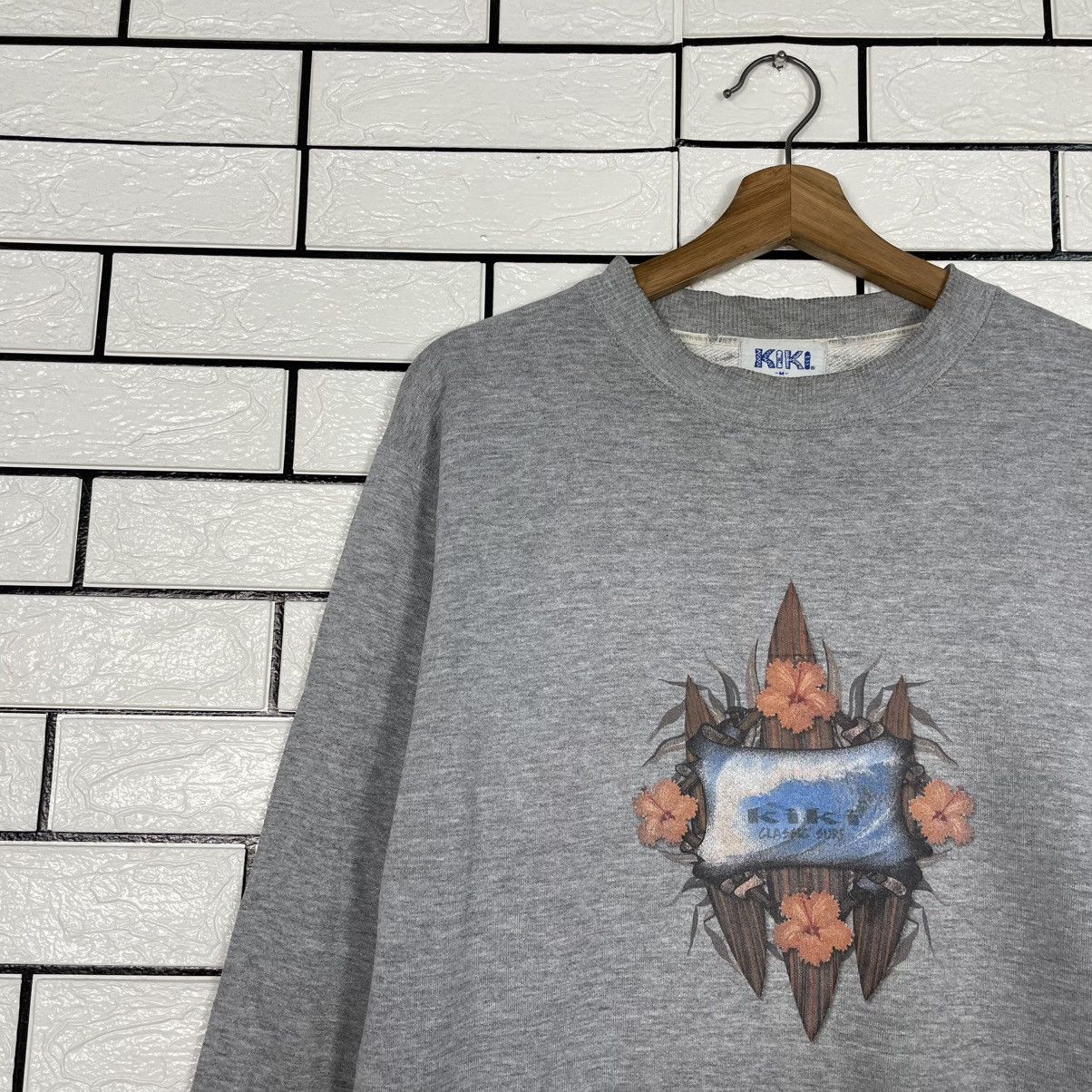 Other Vintage Kiki Classic Surf Crewneck Sweatshirt Size US M / EU 48-50 / 2 - 6 Thumbnail