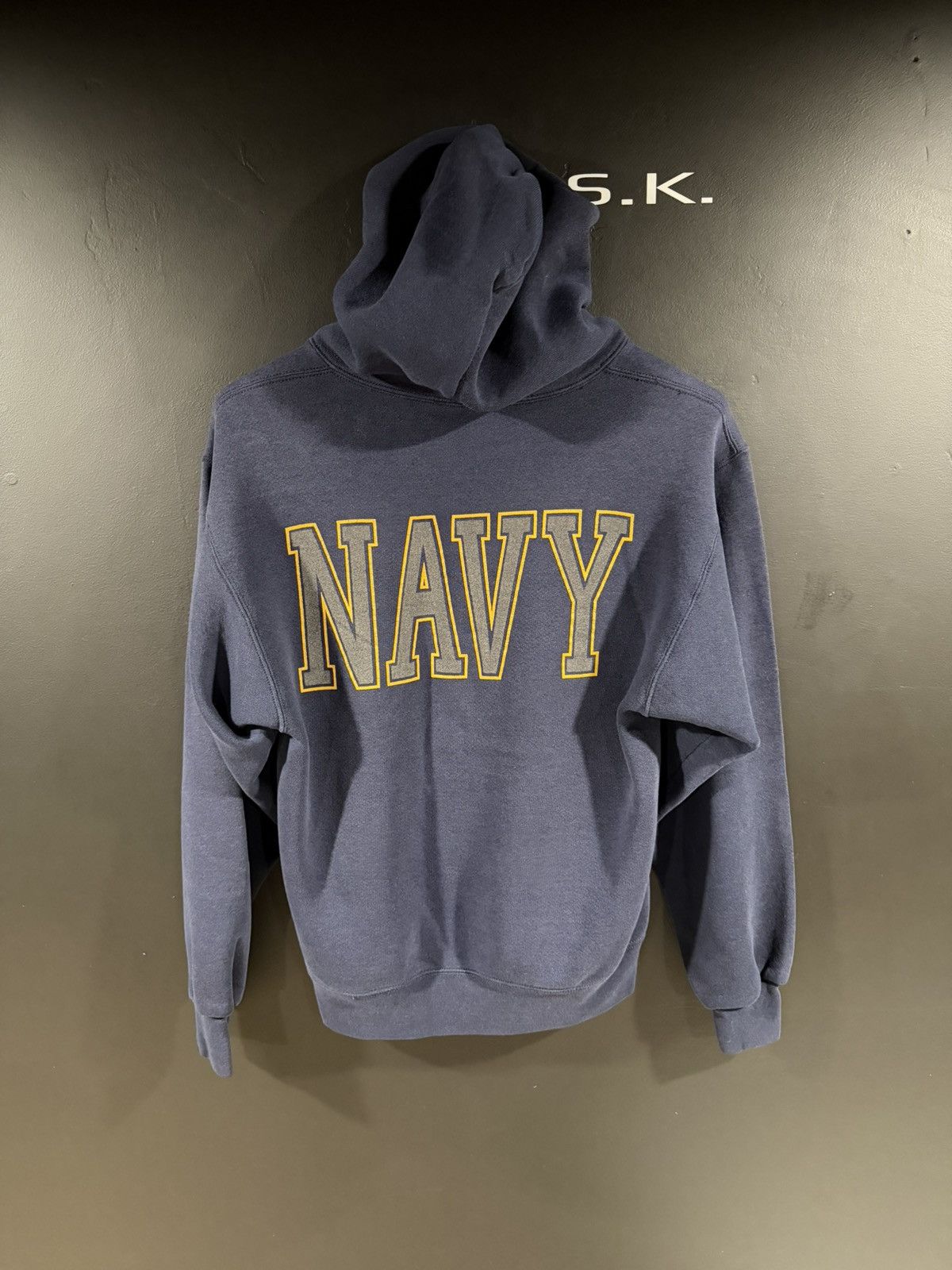 Vintage 2000s Y2K Vintage US Navy Rare Grunge Military Hoodie S Size US S / EU 44-46 / 1 - 6 Thumbnail
