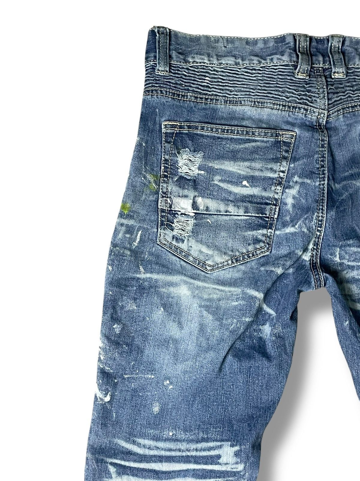 Vintage CJ Black Premium Distressed Ripped Denim Jeans (53) Size US 31 - 11 Thumbnail