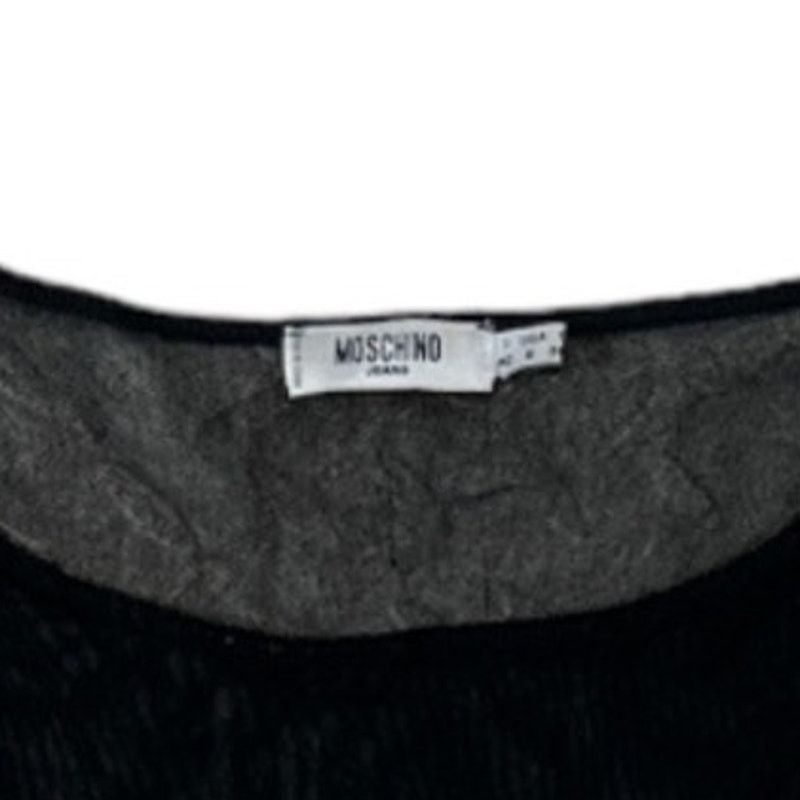 Moschino Moschino Mesh Black Top | Size 6 Size M / US 6-8 / IT 42-44 - 4 Thumbnail