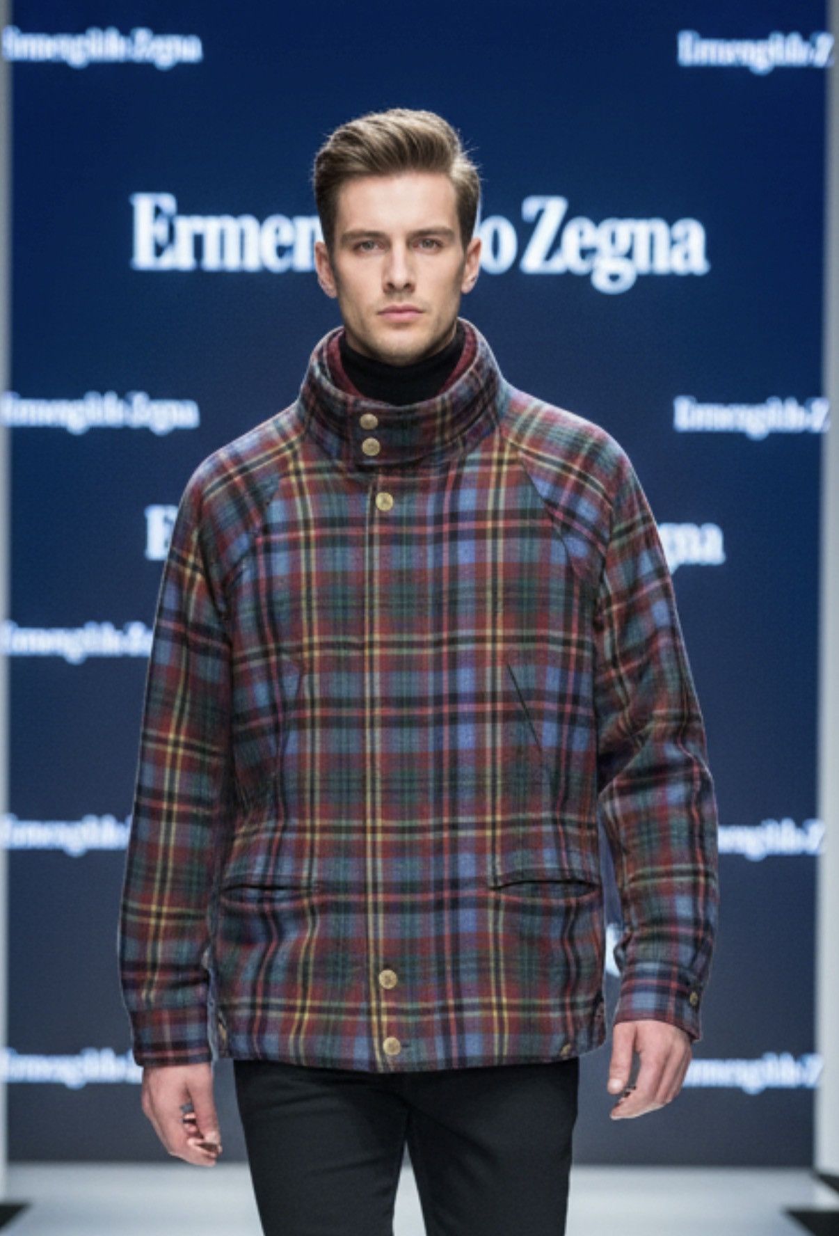 Ermenegildo Zegna 🔥 vintage bomber wool jacket Ermenegildo Zegna size L Size US L / EU 52-54 / 3 - 1 Thumbnail