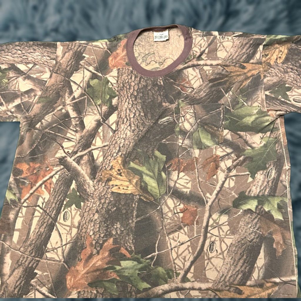 Realtree VINTAGE 90s Red Head Real Tree Camo RealTree VTG Shirt Mens XL Hunter 1990s Size US XL / EU 56 / 4 - 1 Thumbnail