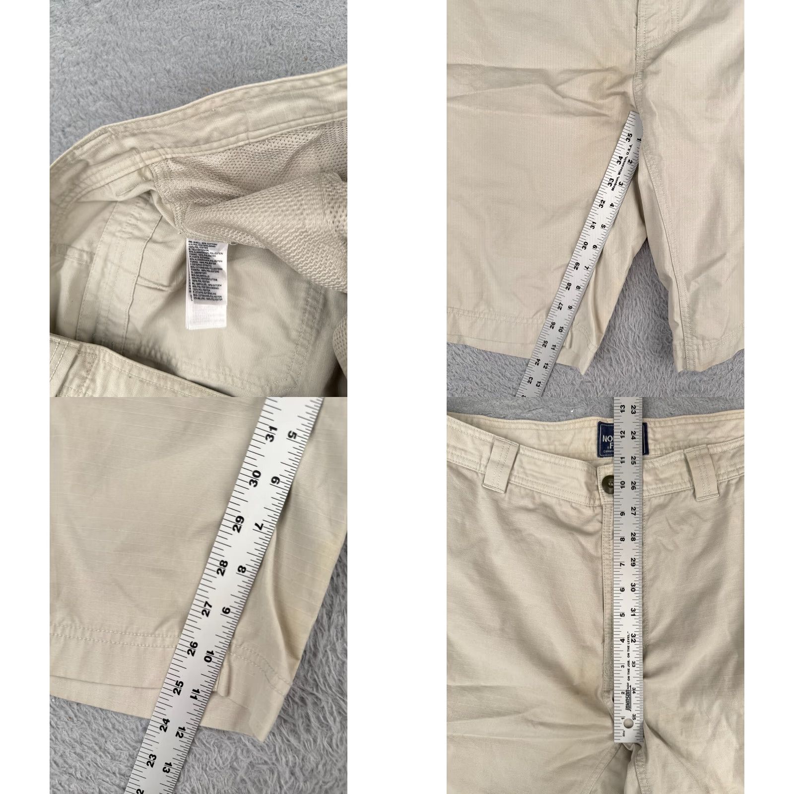 The North Face The North Face Shorts Men 40 Beige Cargo Cotton Blend Rip-Stop Hike 37x12 Size US 40 / EU 56 - 8 Thumbnail