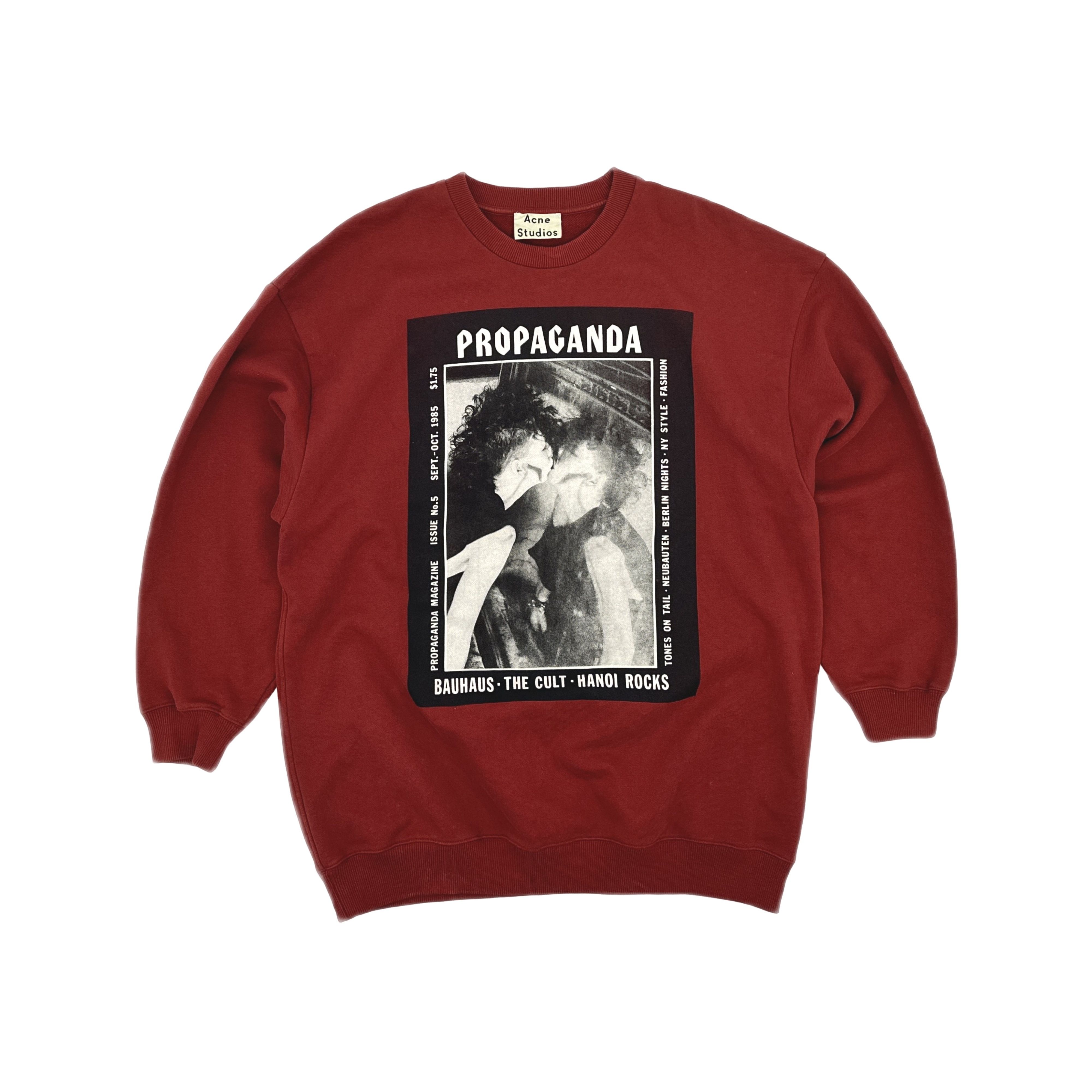 Acne Studios Acne Studios Propaganda Print Sweatshirt Size S Size US S / EU 44-46 / 1 - 1 Thumbnail