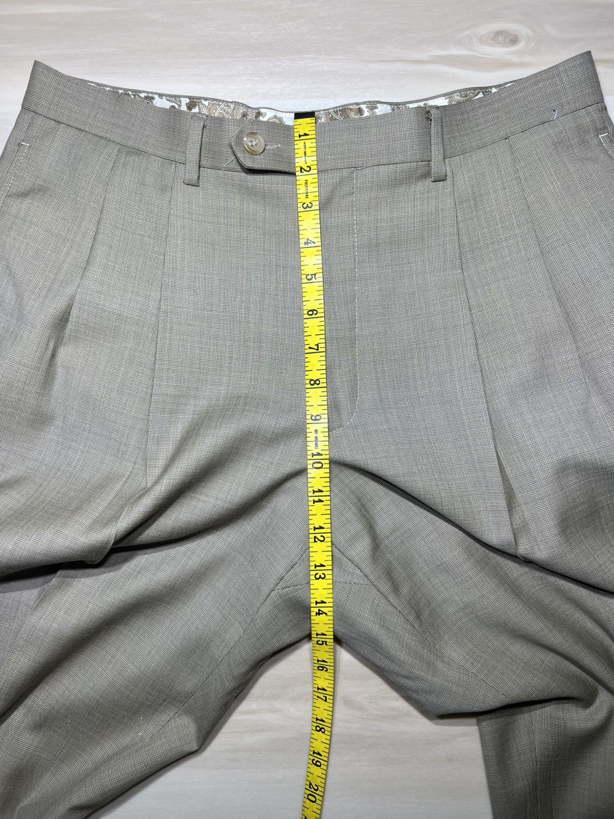 Lauren Ralph Lauren Lauren Ralph Lauren Brown Wool Dress Pants Mens 33x30 Beige Size US 33 - 8 Thumbnail