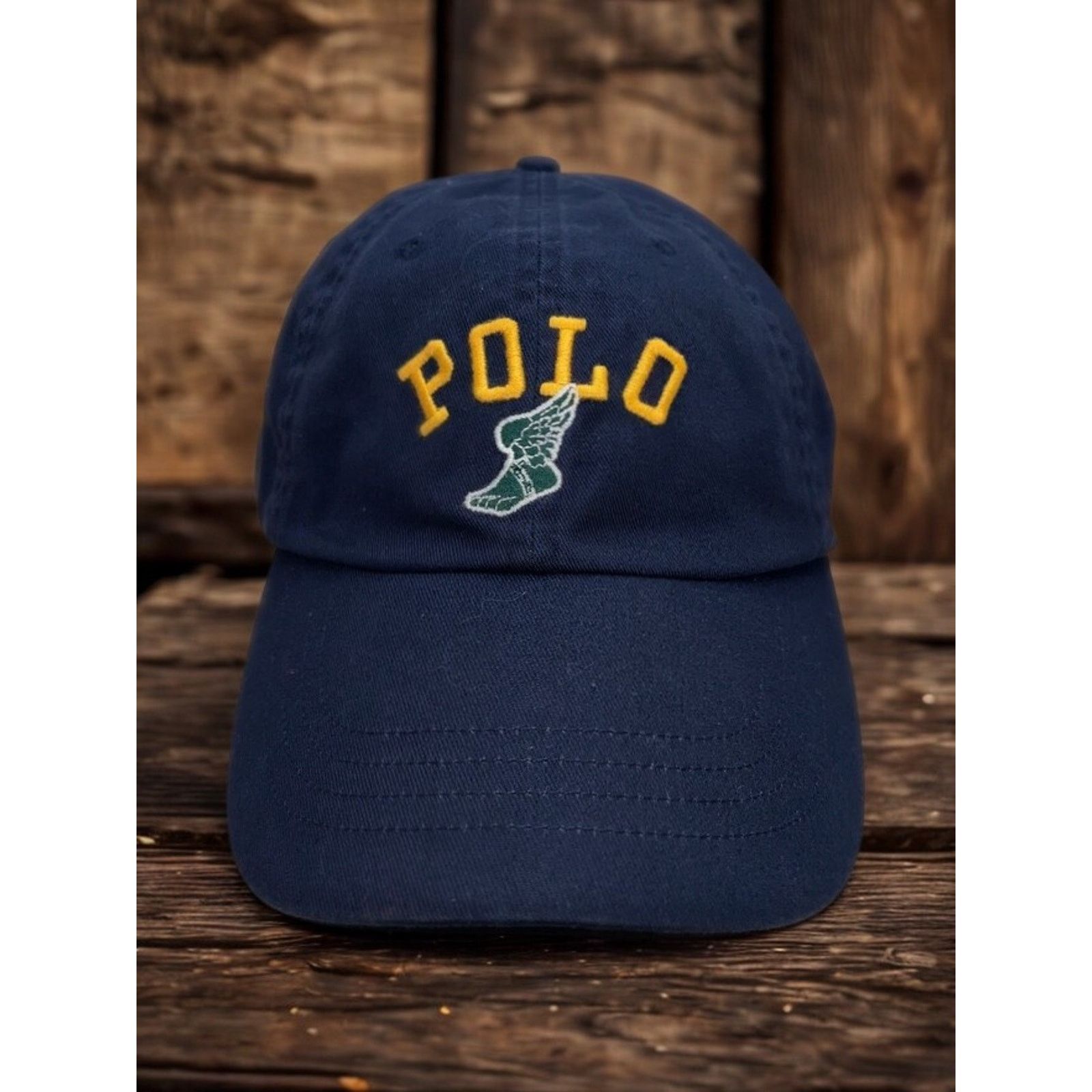 Polo Ralph Lauren Polo Ralph Lauren P-Wing Foot Adjustable Hat Leather Strap Size ONE SIZE - 2 Thumbnail