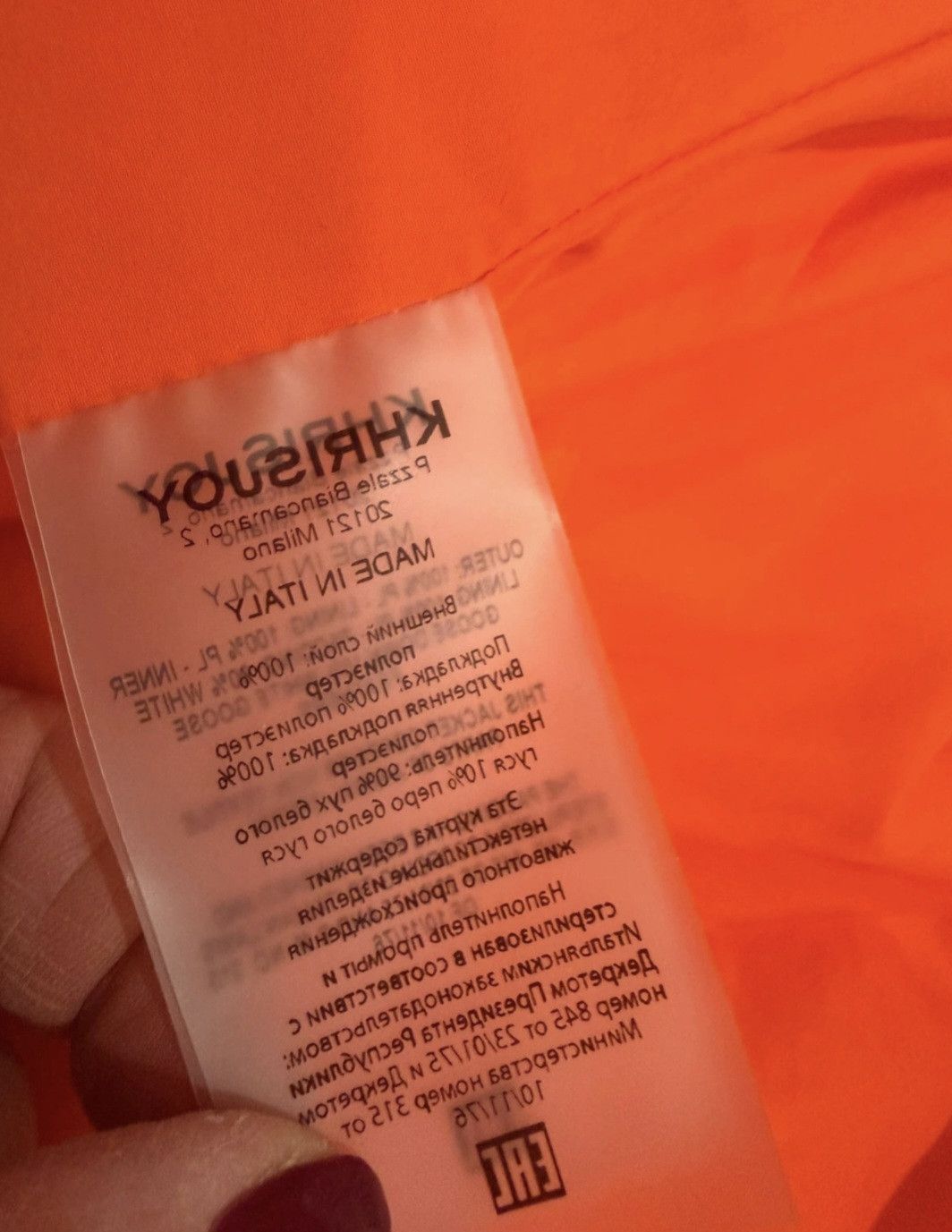 Khrisjoy Khrisjoy Oversized Down Puffer Jacket Bright Orange Size S / US 4 / IT 40 - 5 Thumbnail