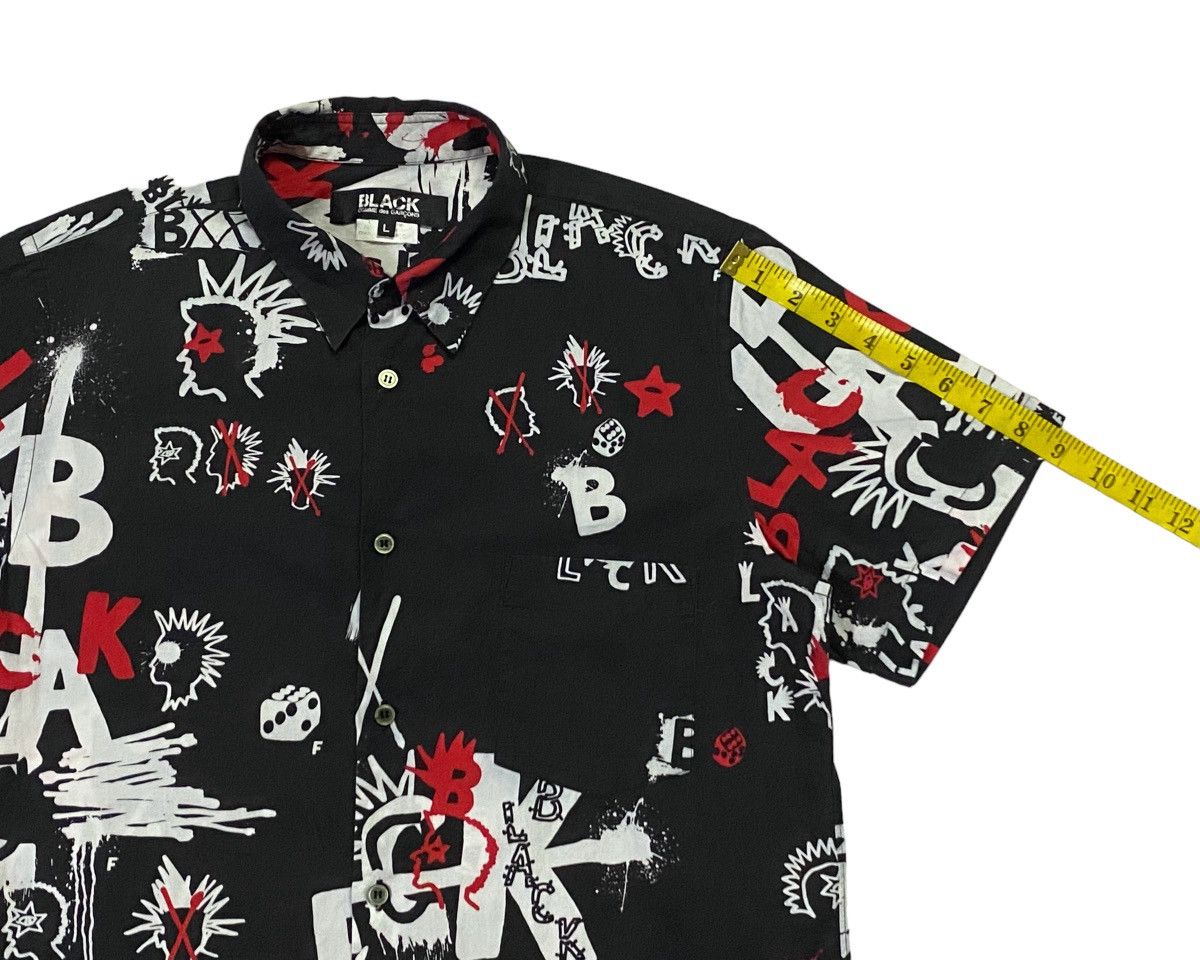 Comme des Garcons × Comme des Garcons Black Rare🔥Comme Des Garçons Black Fullprint Shirt Button Ups Size US L / EU 52-54 / 3 - 7 Thumbnail