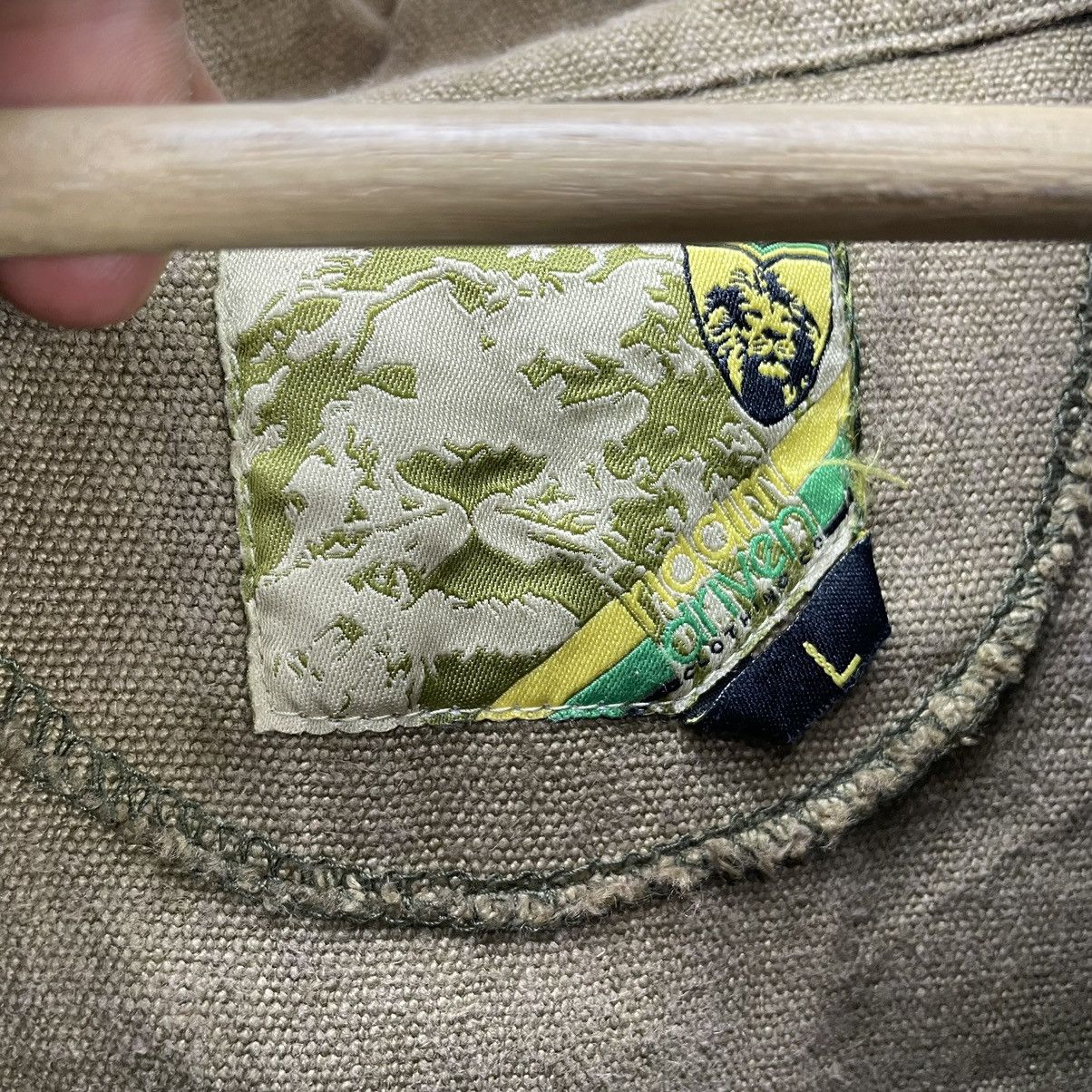 Bob Marley × Rap Tees × Vintage Vintage Heavy Cotton Chore Jacket Jamaica Flag Jacket Size US M / EU 48-50 / 2 - 9 Thumbnail
