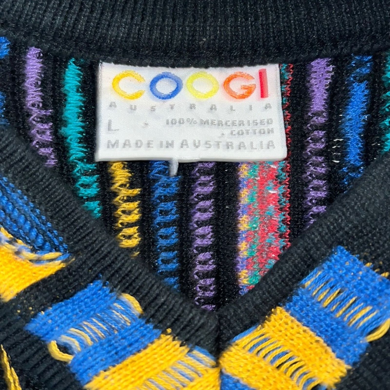Coogi VNTG COOGI 90s tundra style rainbow sweater L Size XL / US 12-14 / IT 48-50 - 2 Thumbnail