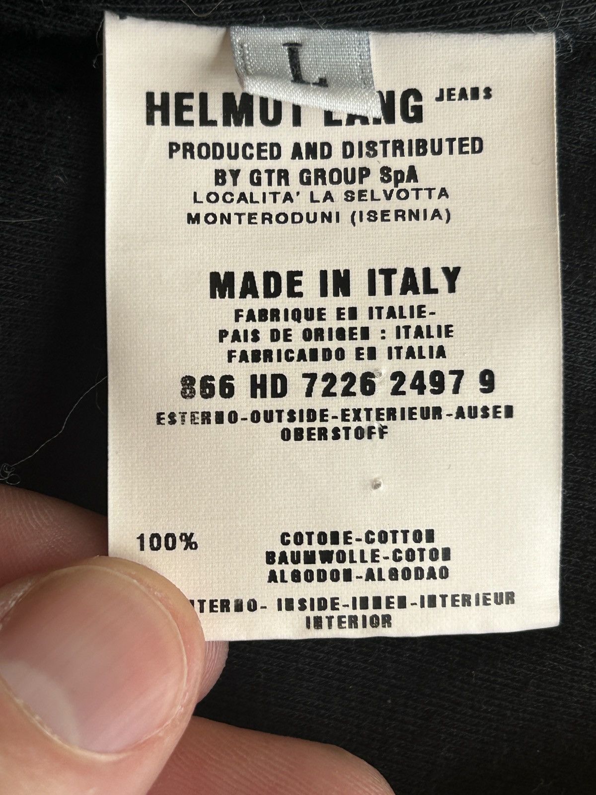 Helmut Lang 1998 Hybrid Button/Zip Jacket Size US L / EU 52-54 / 3 - 7 Thumbnail
