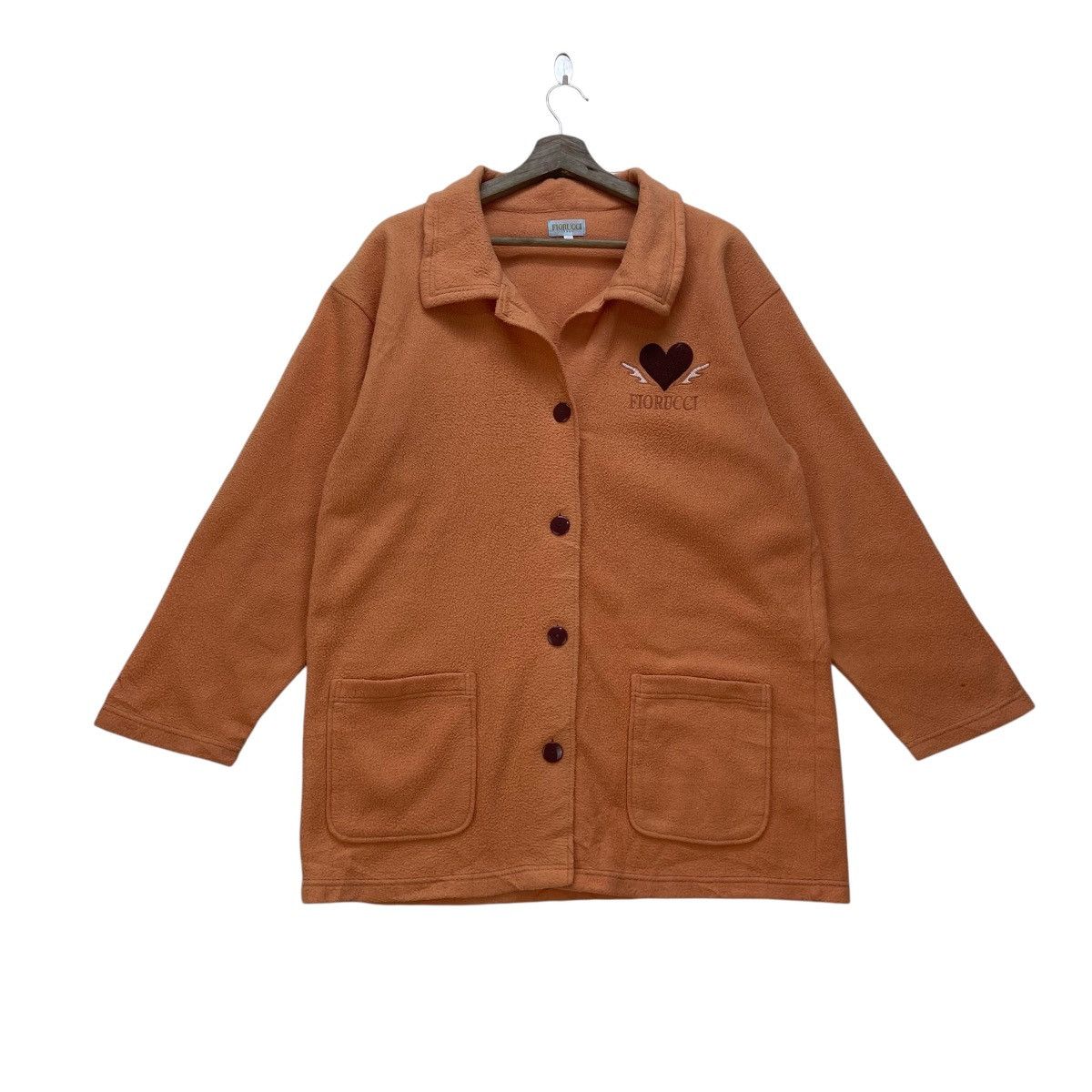 Fiorucci Vintage Fiorucci Fleece Shirt Jacket Size M / US 6-8 / IT 42-44 - 1 Thumbnail