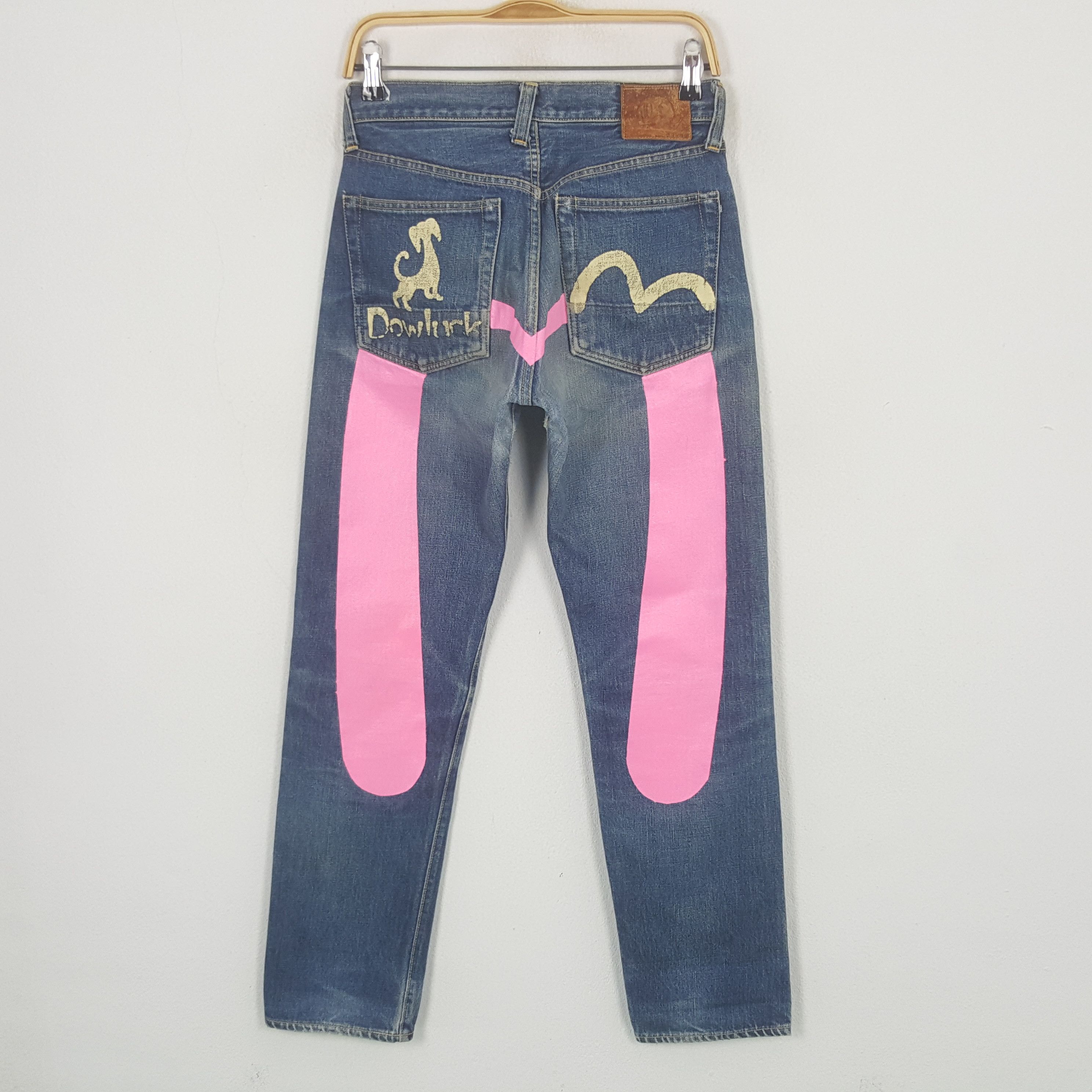 Vintage Evisu Selvedge Dowluck Custom Daicock Denim Jeans