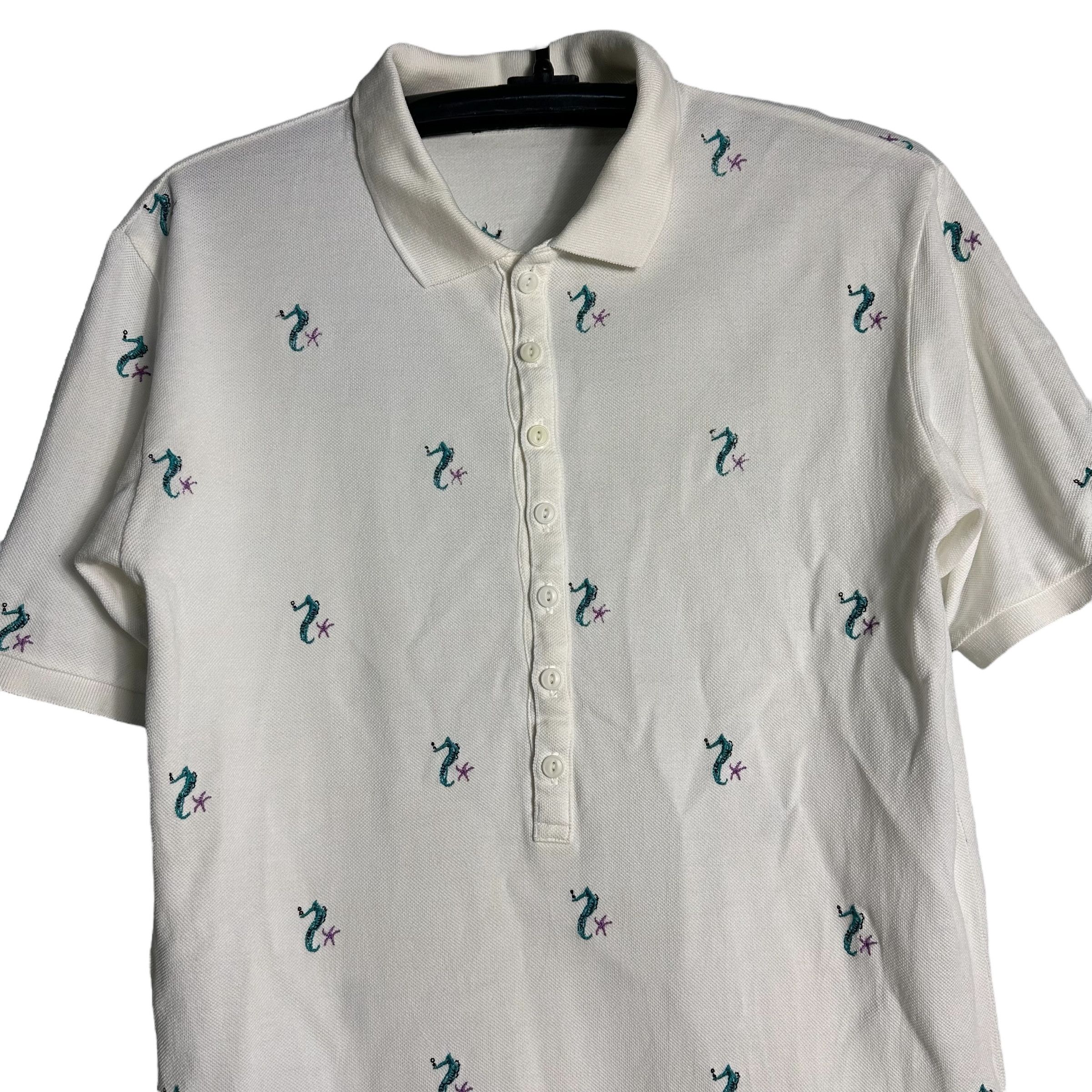 Tsumori Chisato 🔥RARE🔥Vintage Tsumori Chisato Issey Miyake OVP Polo Shirt Size US M / EU 48-50 / 2 - 2 Thumbnail