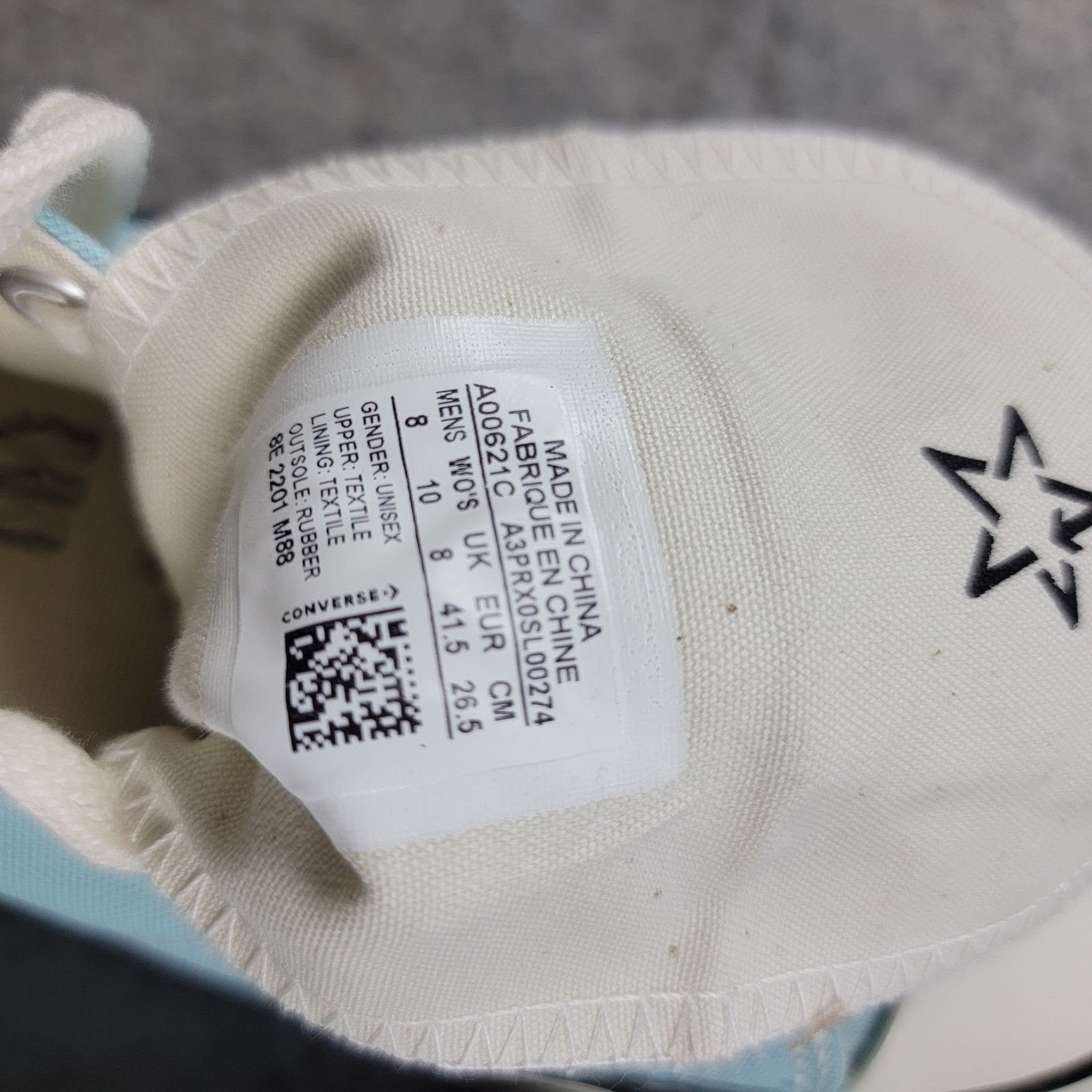 Converse Converse Chuck Taylor 70 High Sneakers Light Blue A00621C Size US 9 / EU 42 - 10 Thumbnail