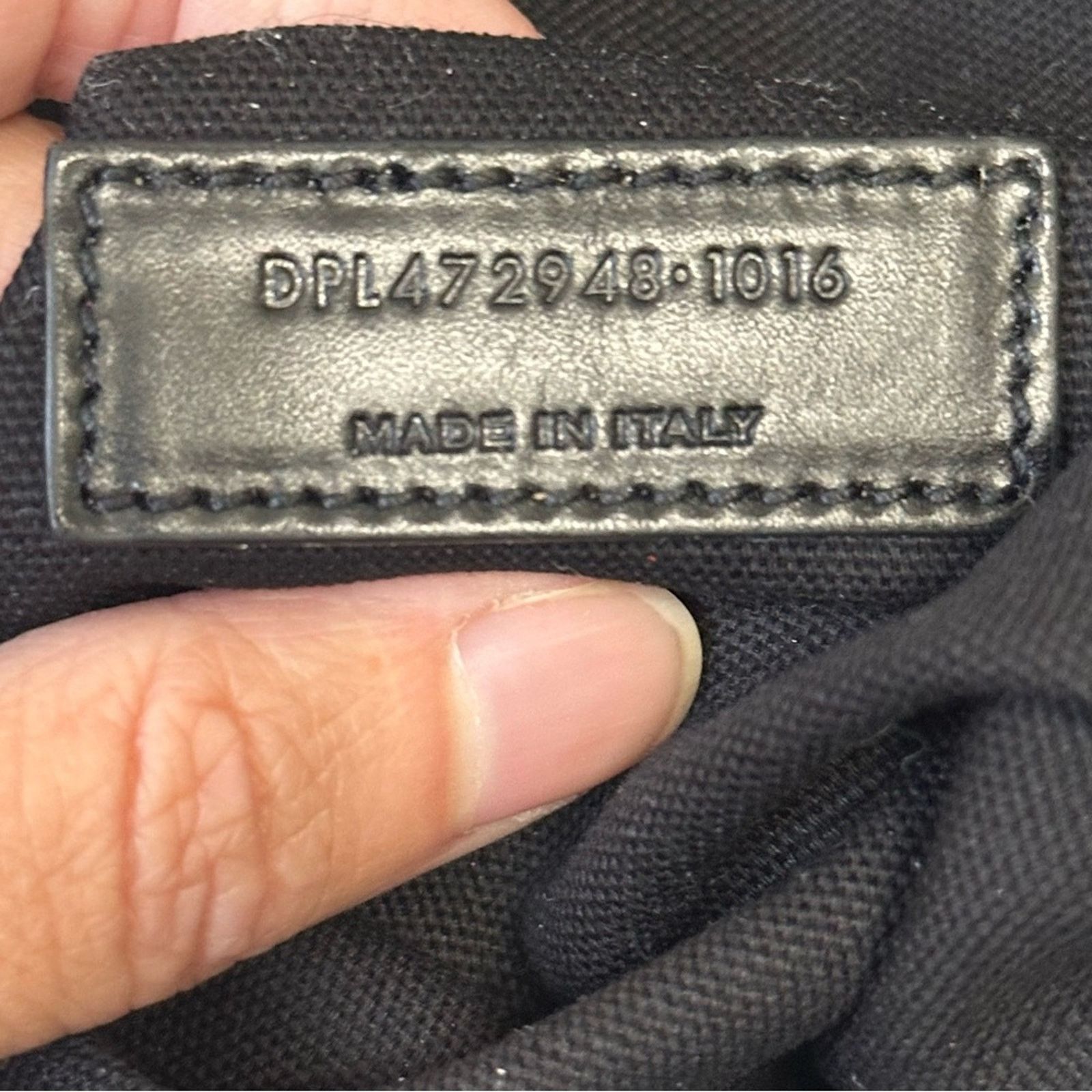 Saint Laurent Paris ID Convertible Canvas Travel Duffel Bag Lrg Black Leather Size ONE SIZE - 8 Thumbnail