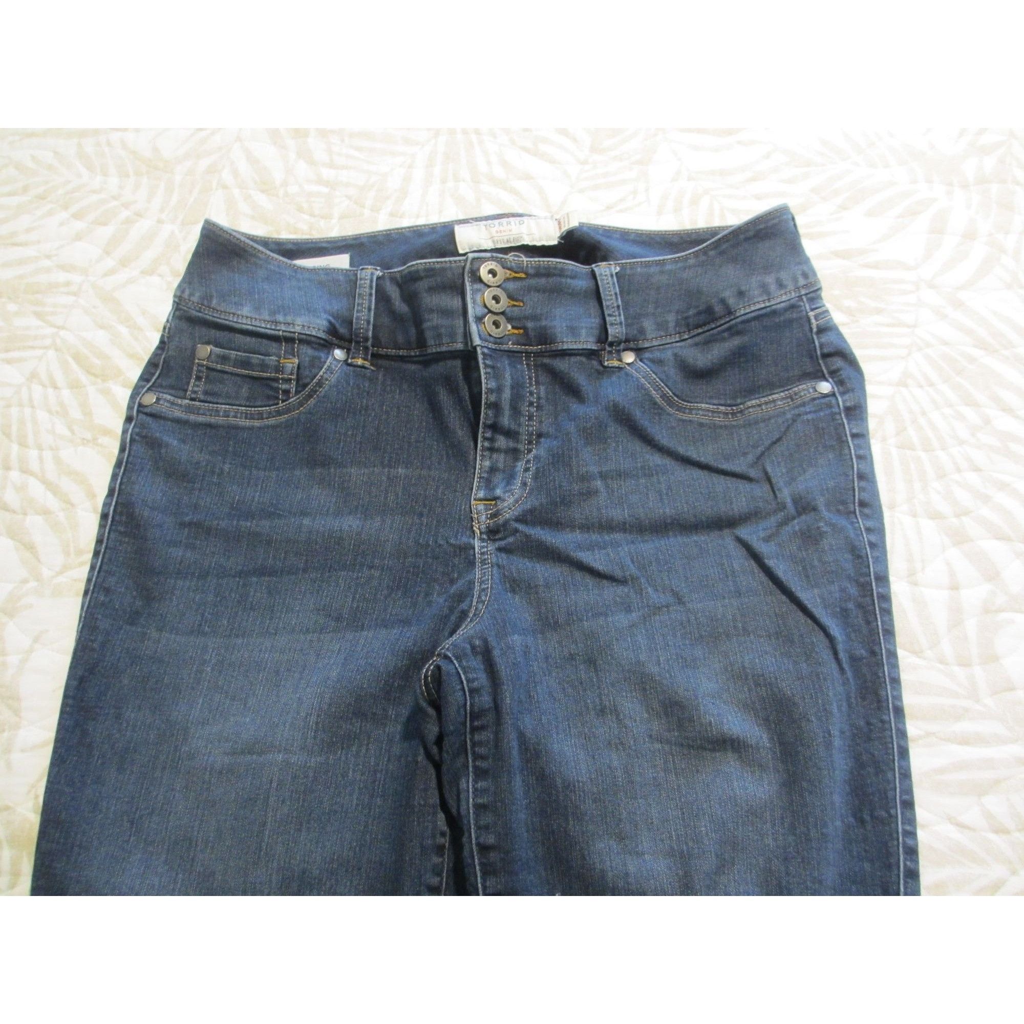 Torrid TORRID JEGGING BLUE JEANS 16 REGULAR VERY GOOD CONDITION Size 38" / US 16 / IT 52 - 3 Thumbnail