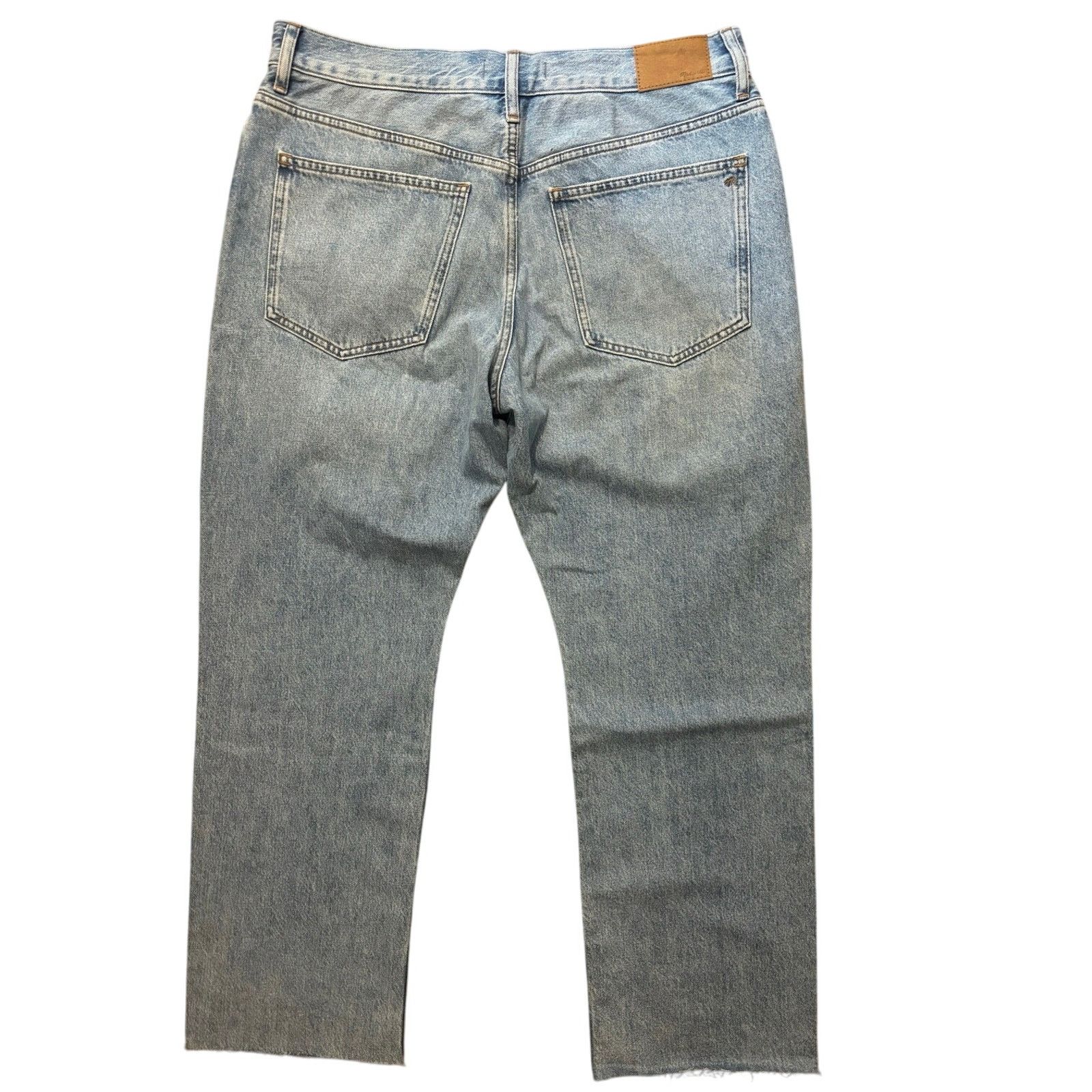 Madewell NWT Madewell The Petite '90s Straight Jean Revoir Wash 31P Size 31" - 9 Thumbnail