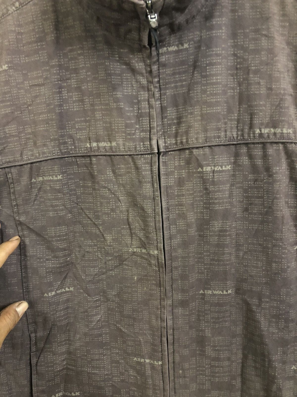 Airwalk × Japanese Brand Airwalk Monogram Zipper Jacket Size US M / EU 48-50 / 2 - 3 Thumbnail
