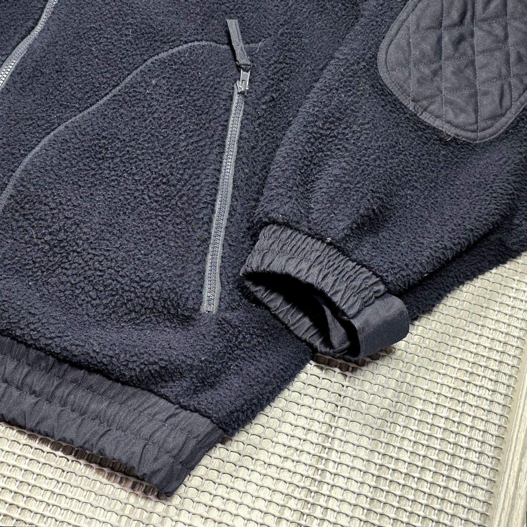 Orvis Orvis Men Fleece Jacket XL Blue Full Zip with Elbow Shoulder Patches Size US XL / EU 56 / 4 - 7 Thumbnail
