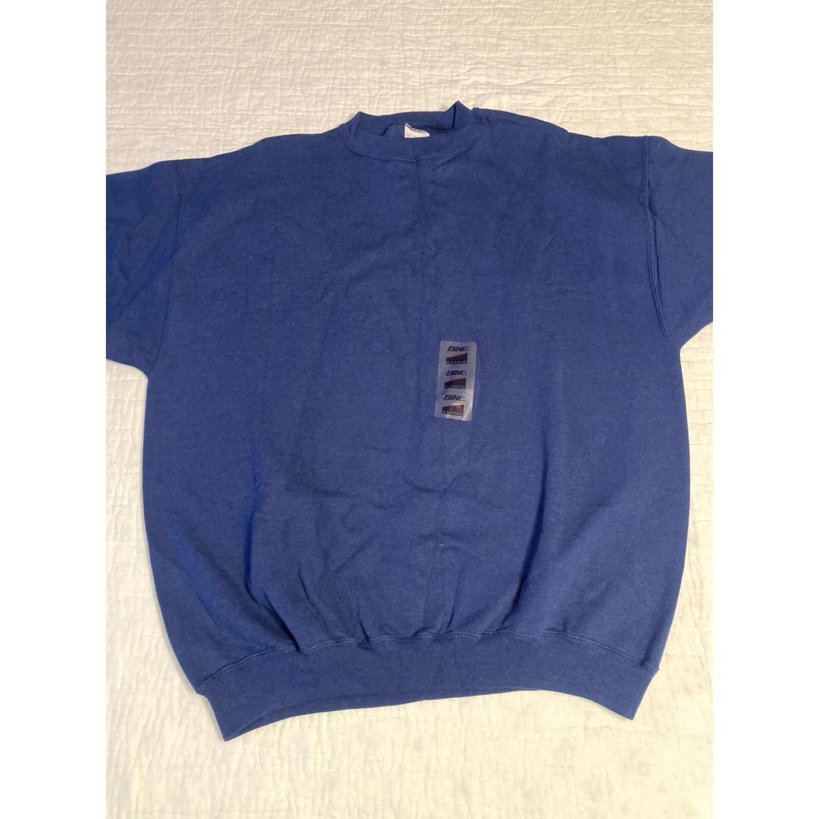 Vintage VINTAGE Bike Men’s XL Crew Neck Pullover Navy Active Blue Shirt/ sweater Size US XL / EU 56 / 4 - 2 Thumbnail