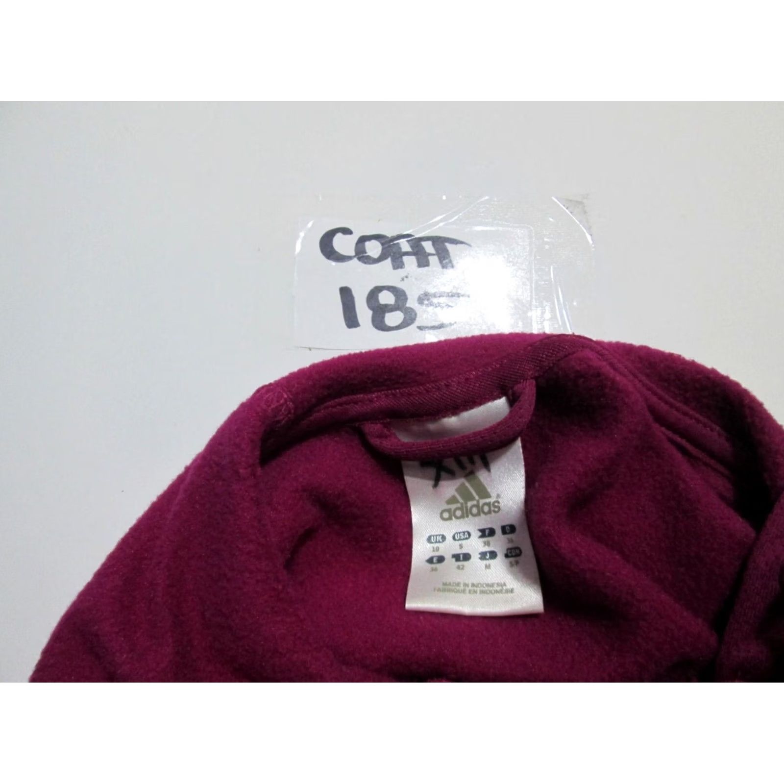 Adidas Adidas Womens Track Jacket S Hooded Fuchsia Zip Pockets Solid Style Outerwear Size S / US 4 / IT 40 - 5 Thumbnail
