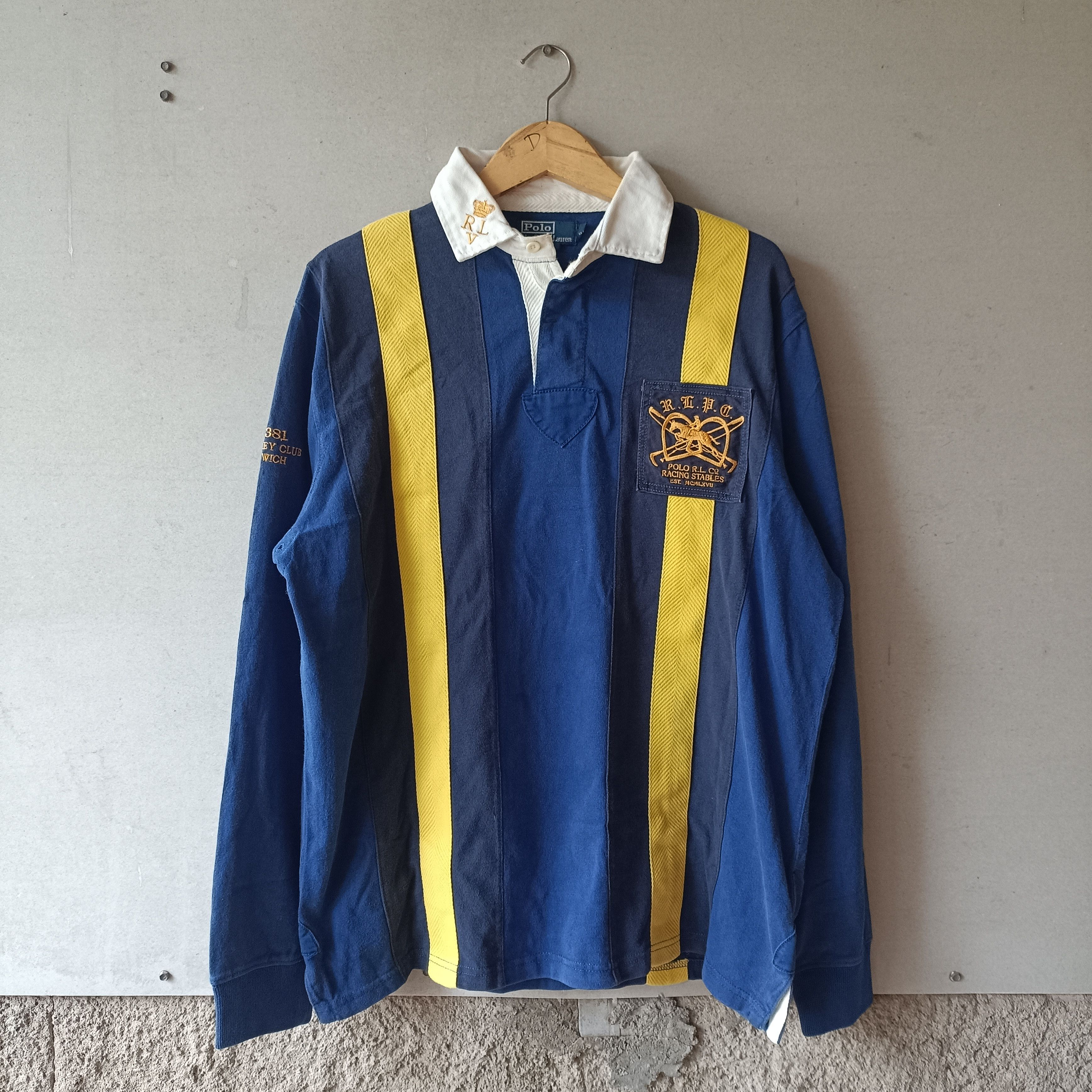 Polo Ralph Lauren Vintage Polo Ralph Lauren Rugby Size US L / EU 52-54 / 3 - 1 Thumbnail