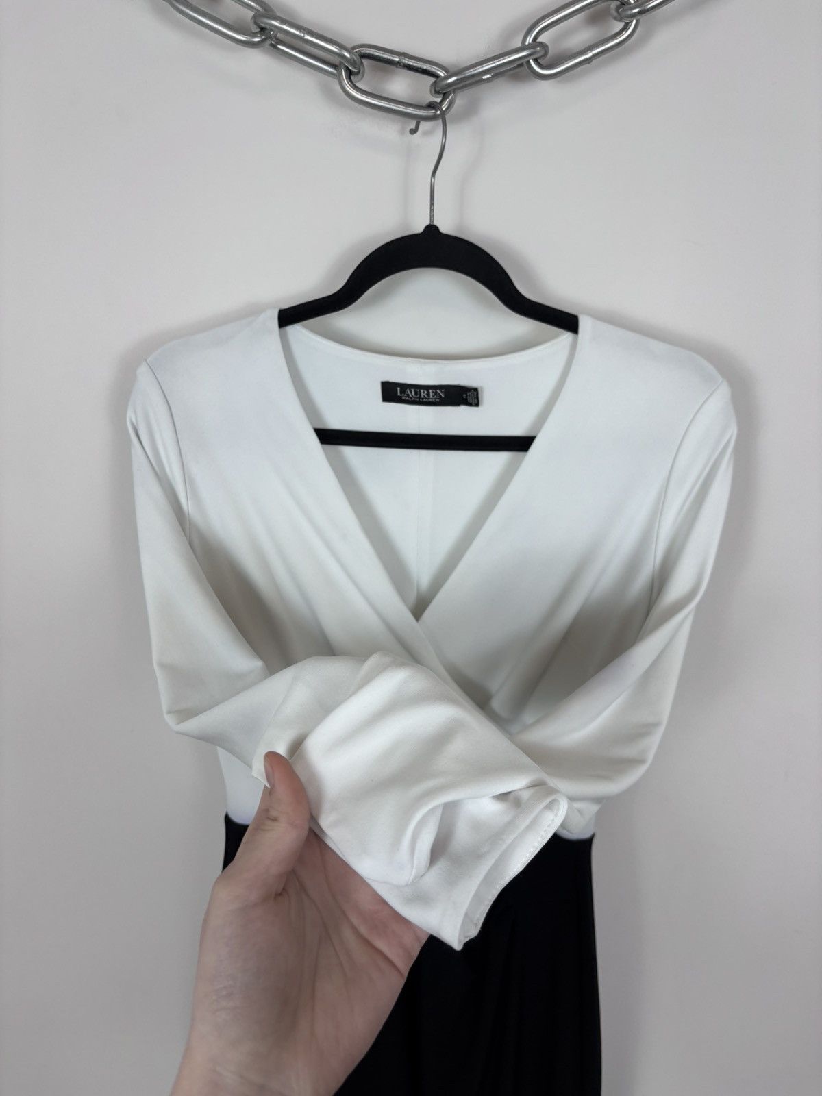 Lauren Ralph Lauren Lauren Ralph Lauren Women’s Two-Tone Jersey Dress Size XS / US 0-2 / IT 36-38 - 7 Thumbnail