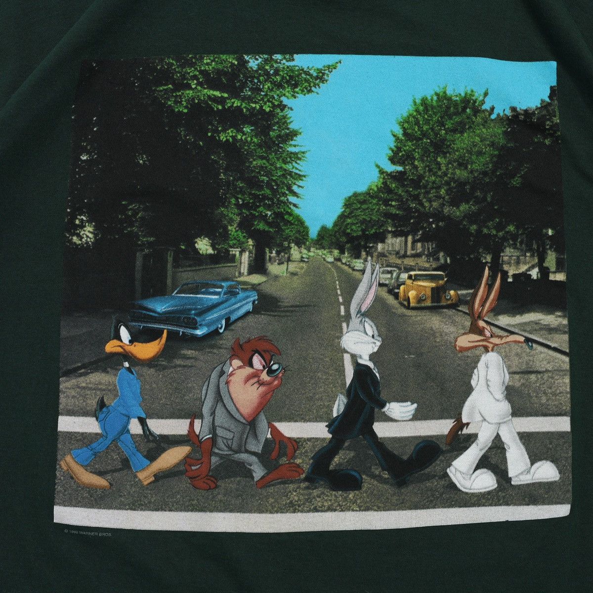 Vintage Vintage Warner Bros 1998 The Beatles Abbey Road Tee Size US XL / EU 56 / 4 - 2 Thumbnail