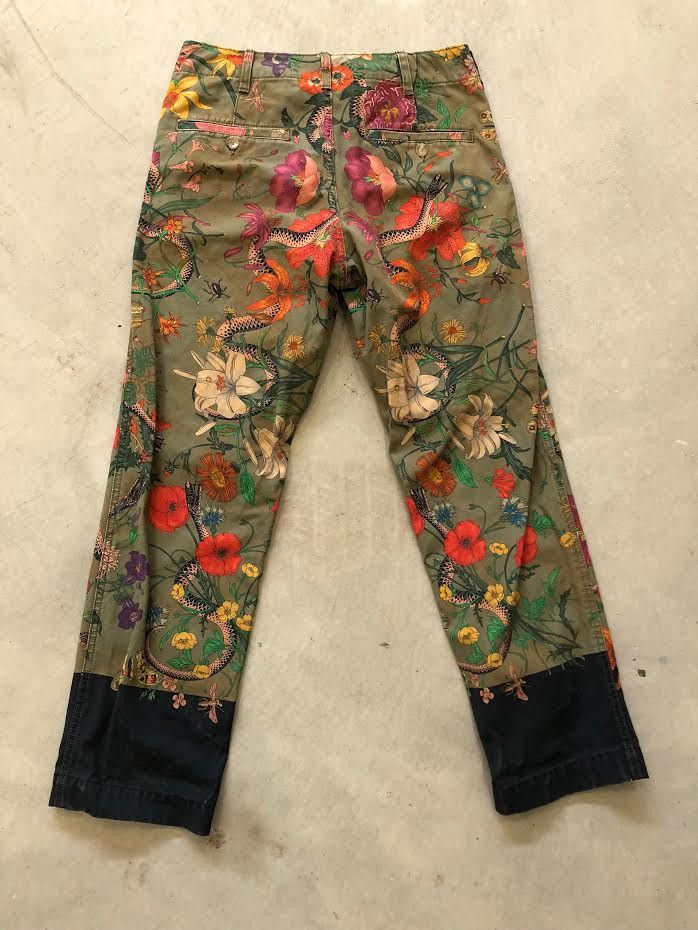 Gucci Gucci floral pants Size US 30 / EU 46 - 2 Thumbnail