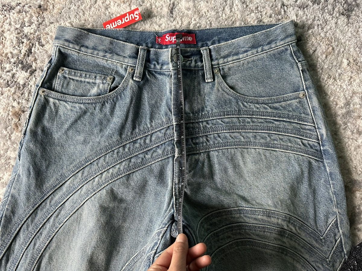 Supreme SUPREME S LOGO LOOSE FIT JEAN SS24 Size US 30 / EU 46 - 13 Thumbnail