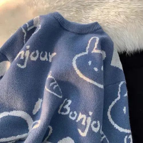 Japanese Brand Rabbit pullover sweater Size ONE SIZE - 3 Thumbnail
