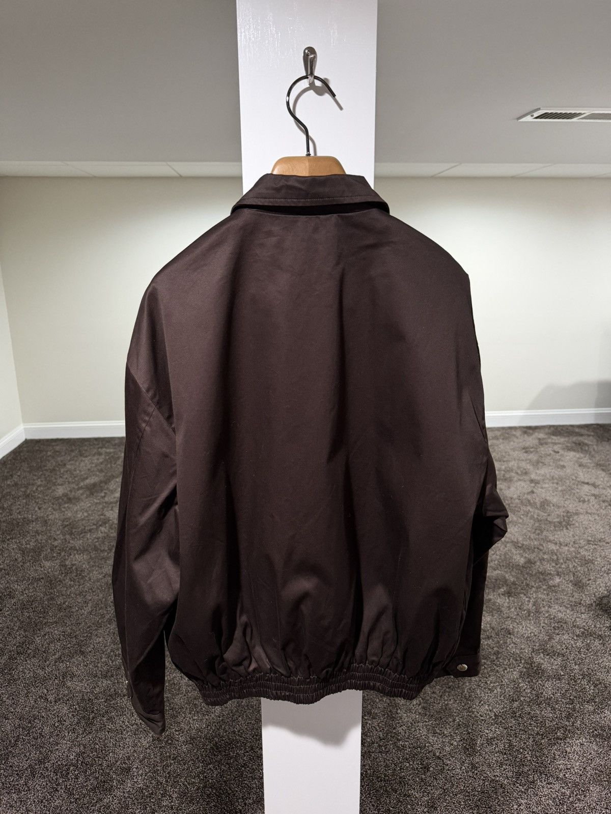 Miu Miu Miu Miu Embroidered Logo Cargo Pocket Brown Light Zip Jacket Size US XL / EU 56 / 4 - 2 Thumbnail