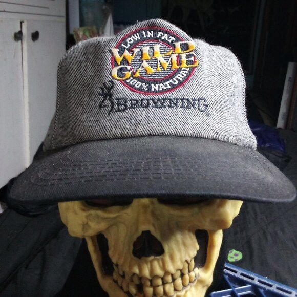Other Vintage K Products Browning Wild Game Hunting Snap Back Hat Size ONE SIZE - 1 Thumbnail