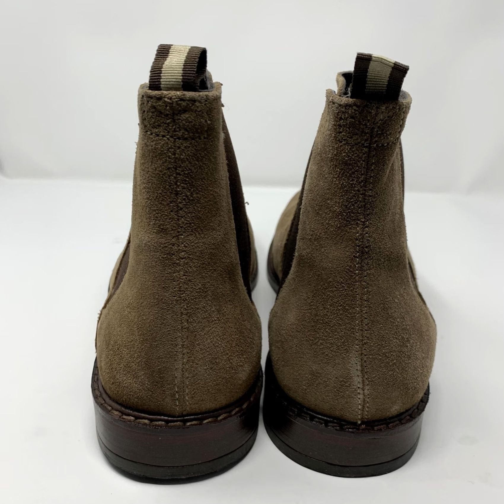 Vintage Aiden & Mason Boots Mens Size 13 Taupe Suede Chelsea Pull On Size US 13 / EU 46 - 4 Thumbnail