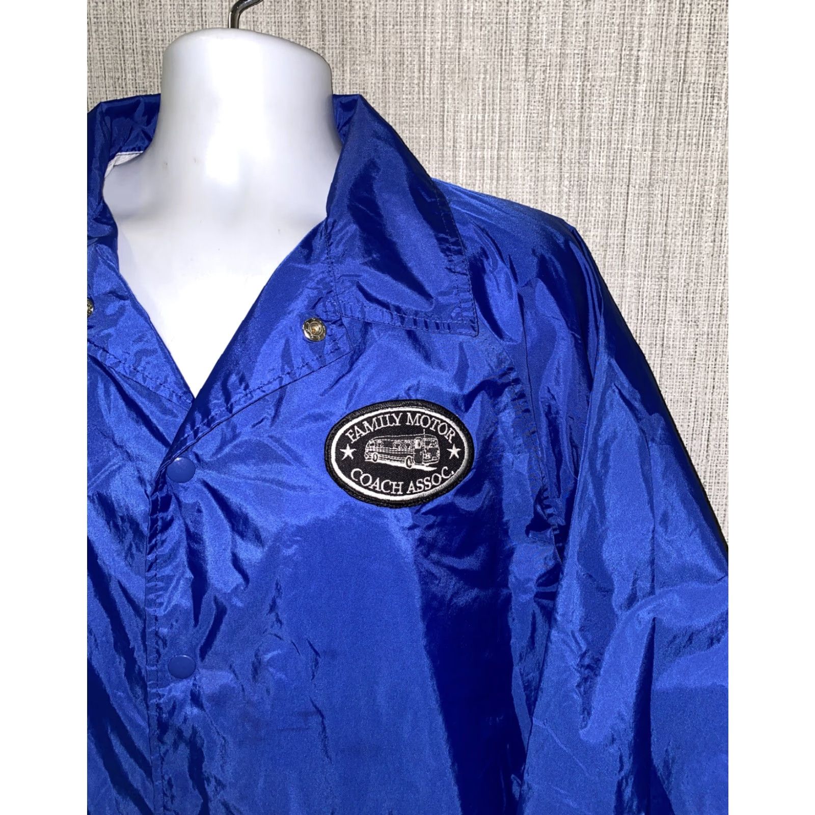 Port Authority Port Authority Mens Blue Sport Tek Snap Button Jacket Size L Size US L / EU 52-54 / 3 - 2 Thumbnail
