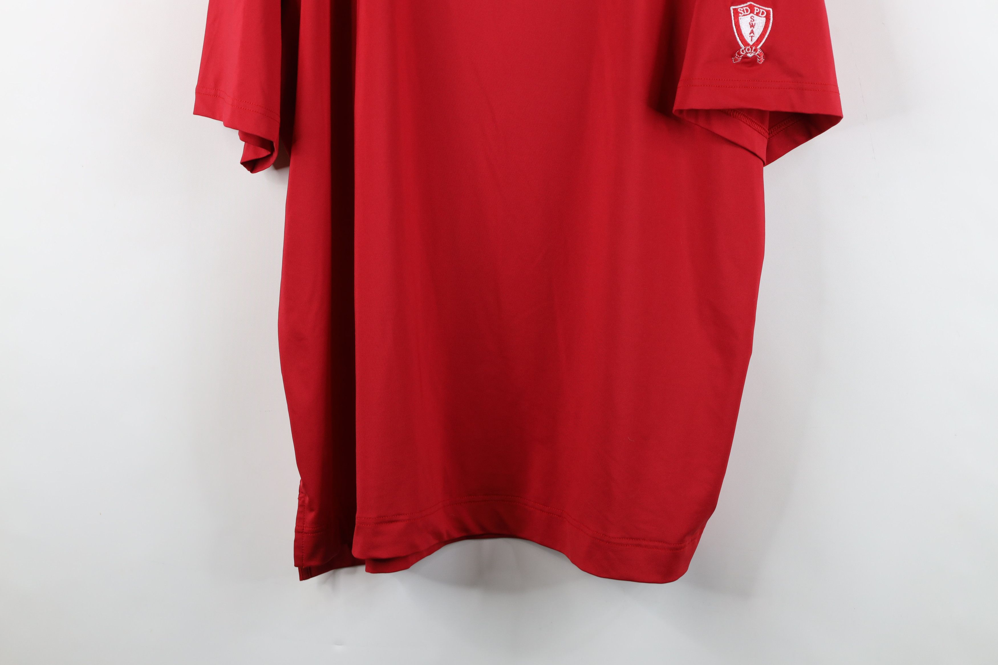 Footjoy FootJoy Stretch Short Sleeve Collared Golf Polo Shirt Red Size US XL / EU 56 / 4 - 3 Thumbnail